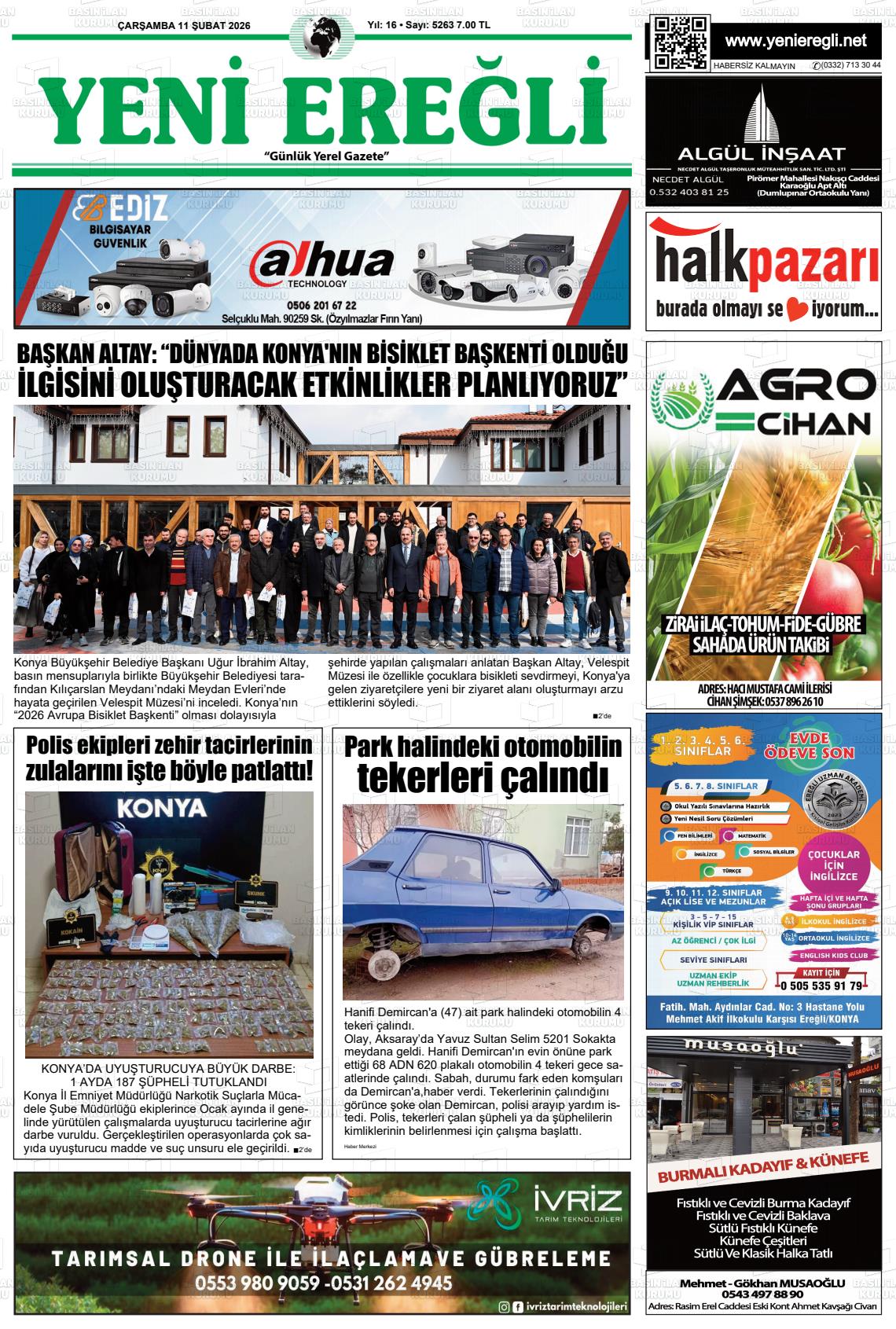 Konya Yenieregli 11.02.2026