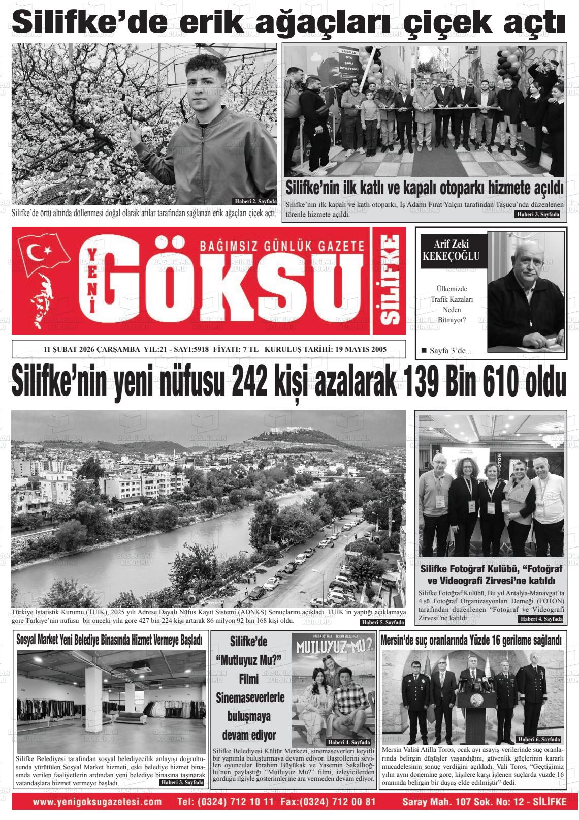 Mersin Yenigoksu 11.02.2026