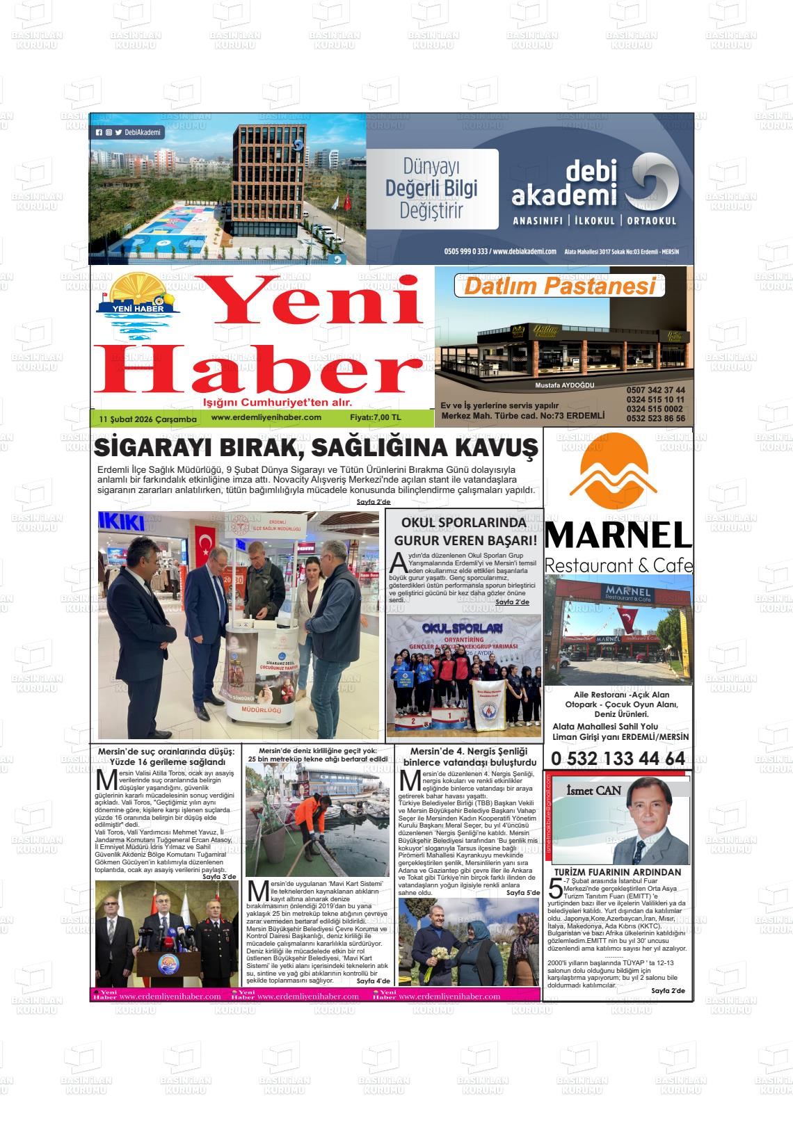 Konya Yenihaber 11.02.2026