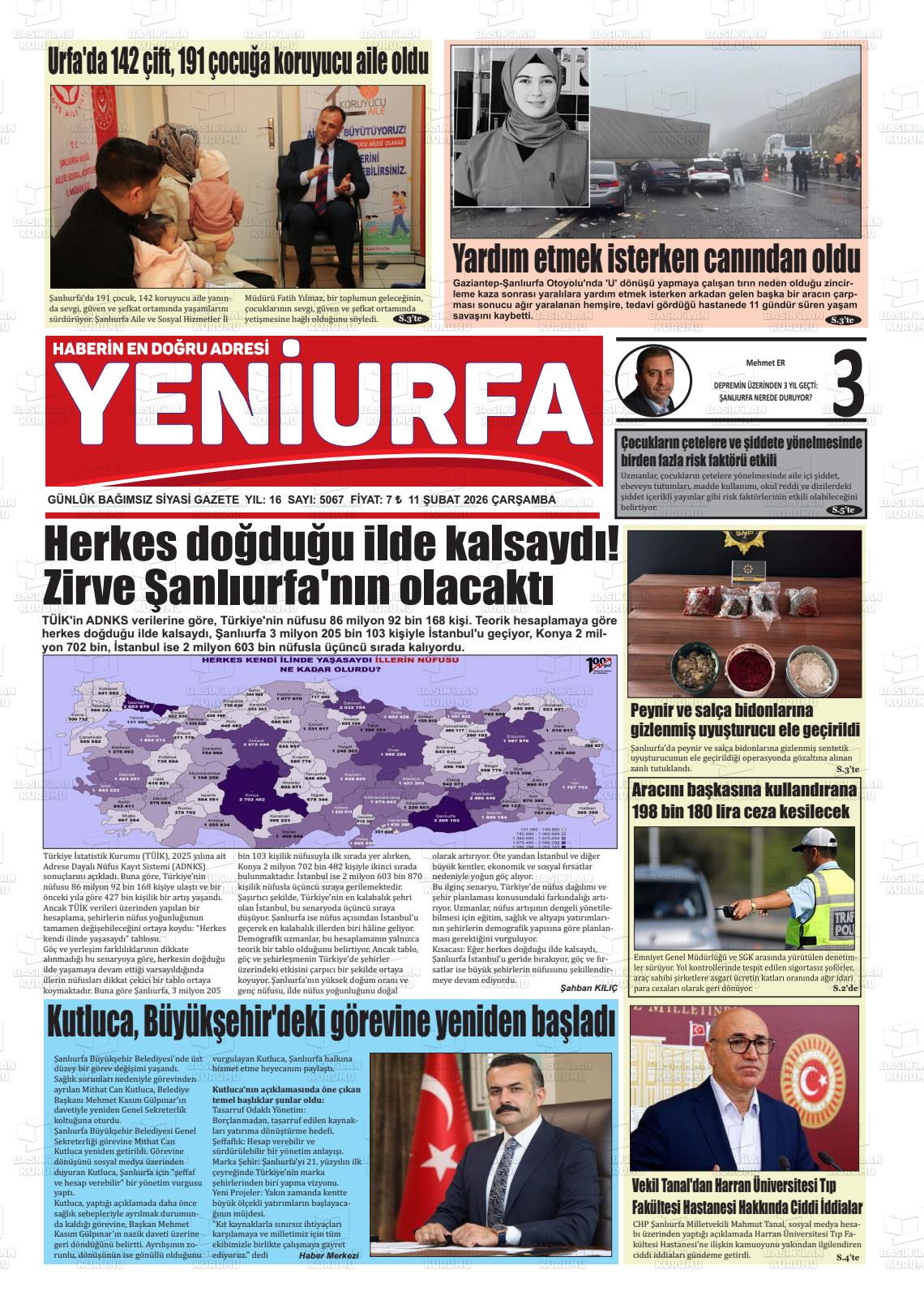 Sanliurfa Yeniurfa 11.02.2026