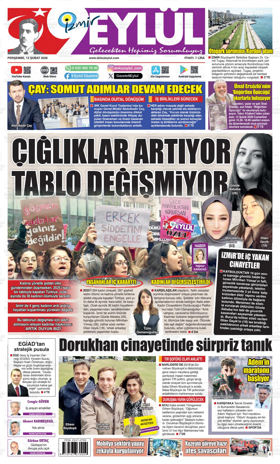 Izmir 9 Eylul 12.02.2026