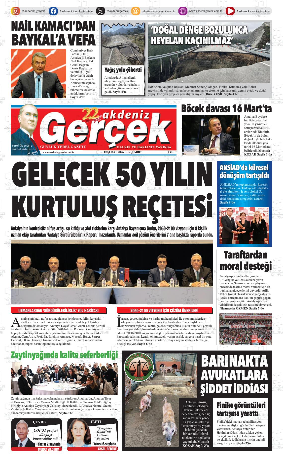 Antalya Akdenizgercek 12.02.2026