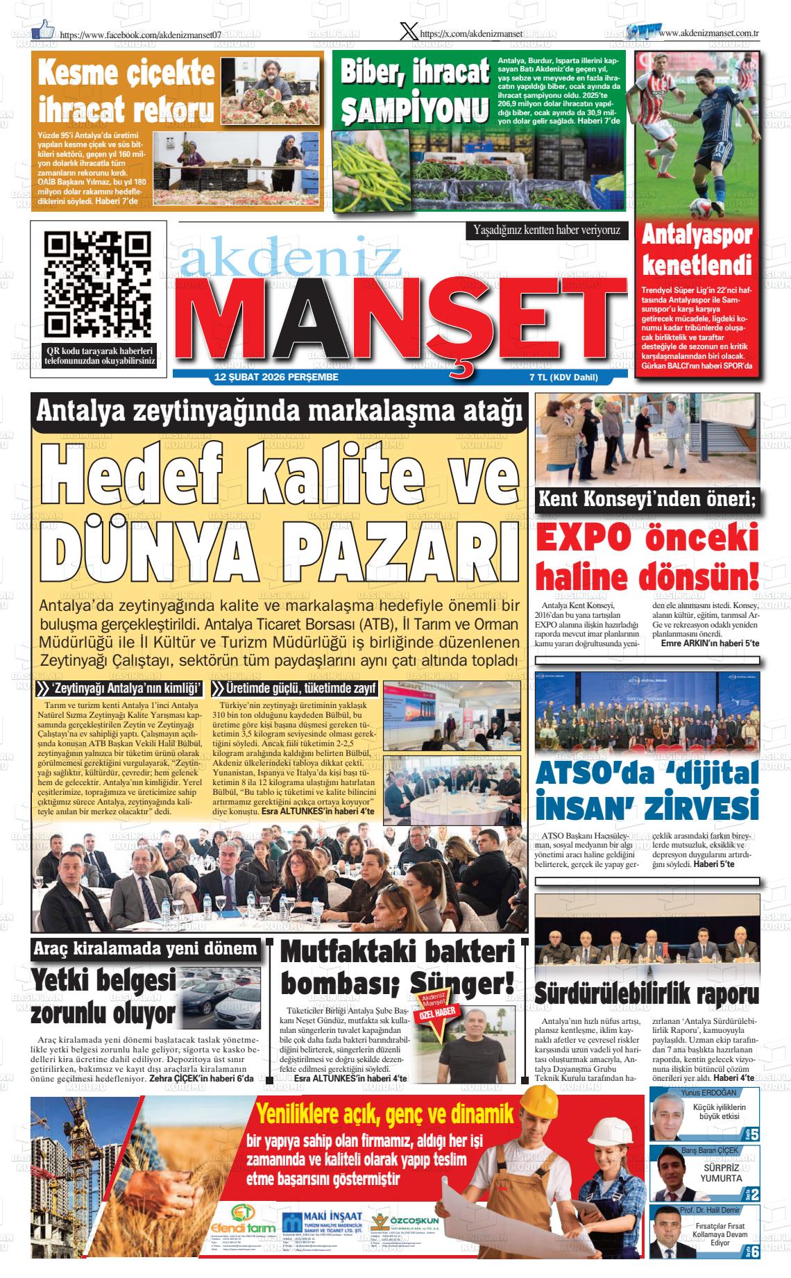 Antalya Akdenizmanset 12.02.2026