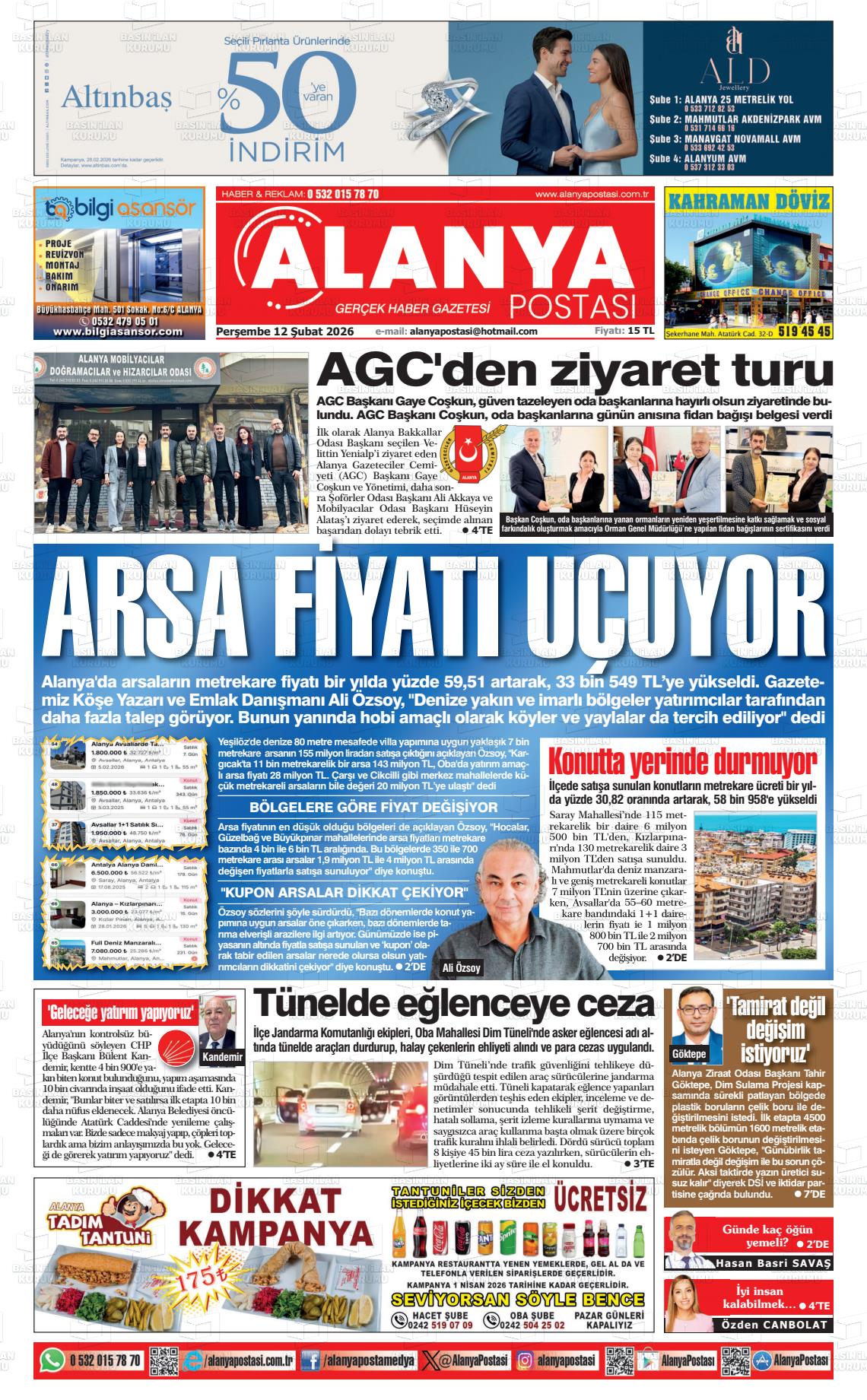 Antalya Alanyapostasi 12.02.2026