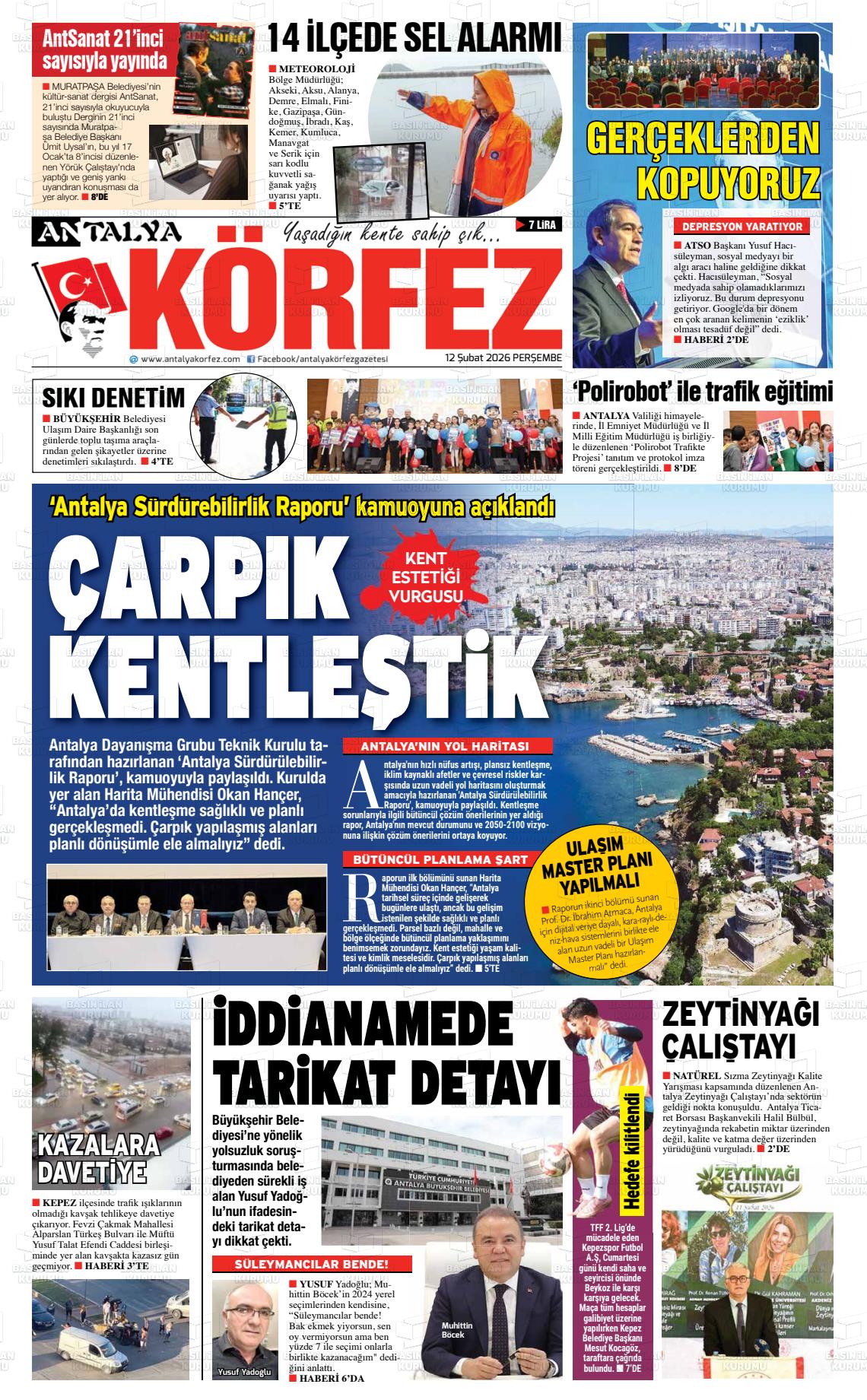 Antalya Korfez 12.02.2026