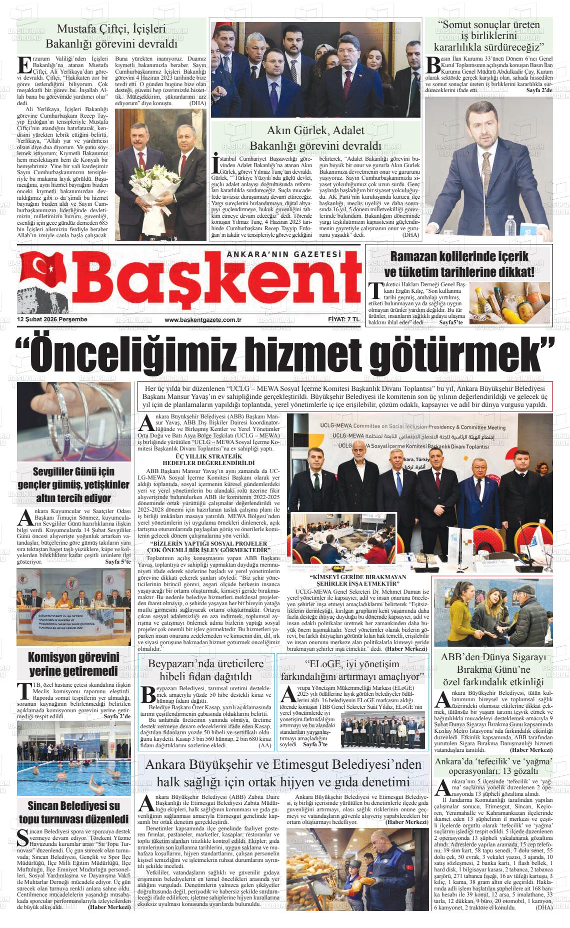 Ankara Baskent 12.02.2026