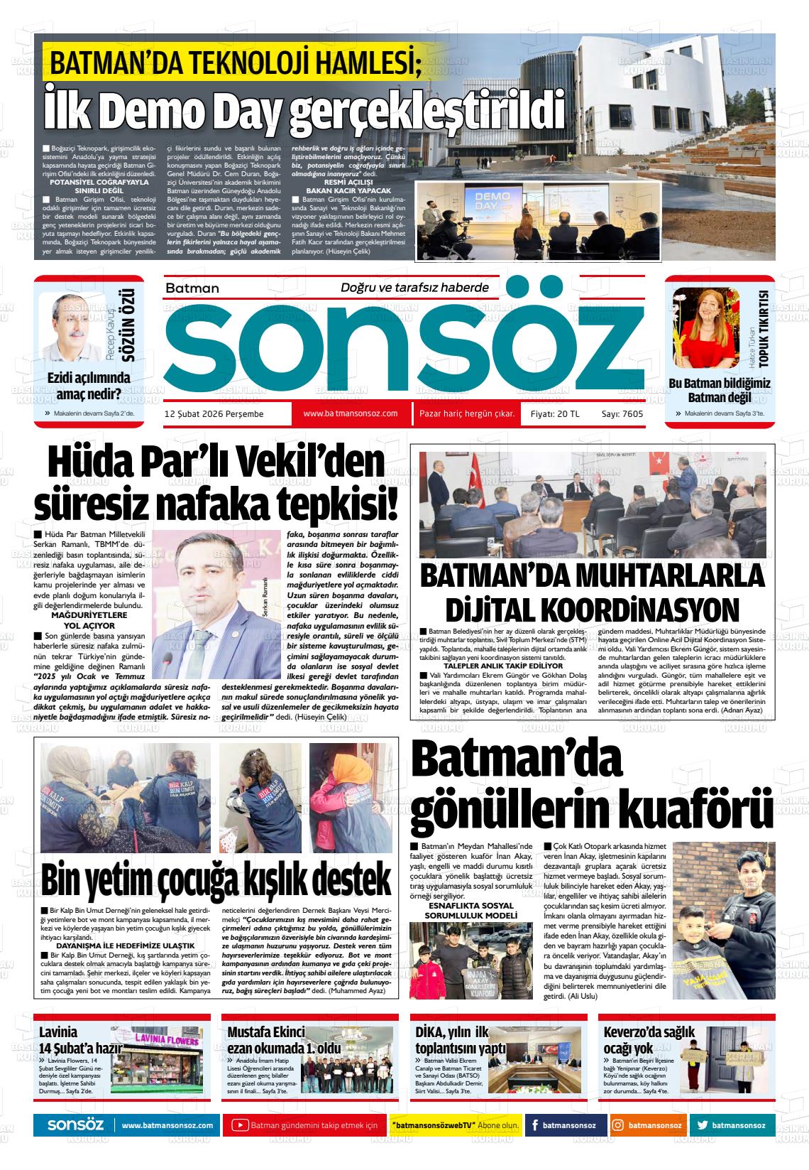 Batman Sonsoz 12.02.2026