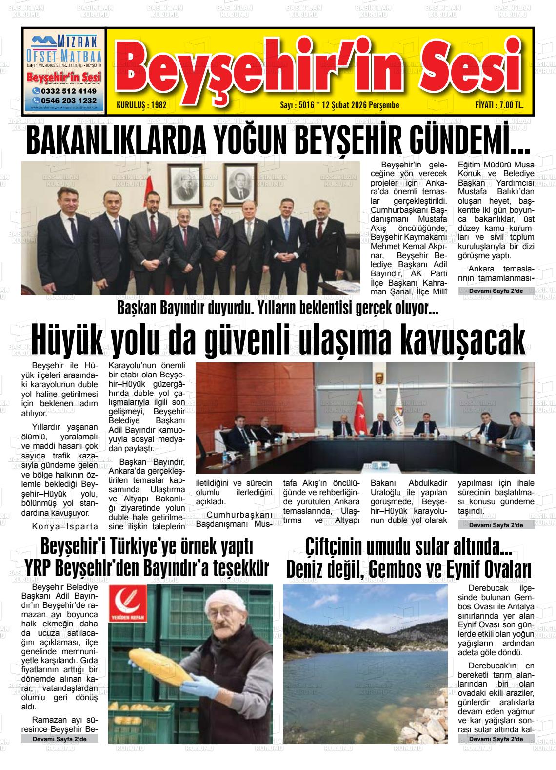 Konya Beysehirinsesi 12.02.2026