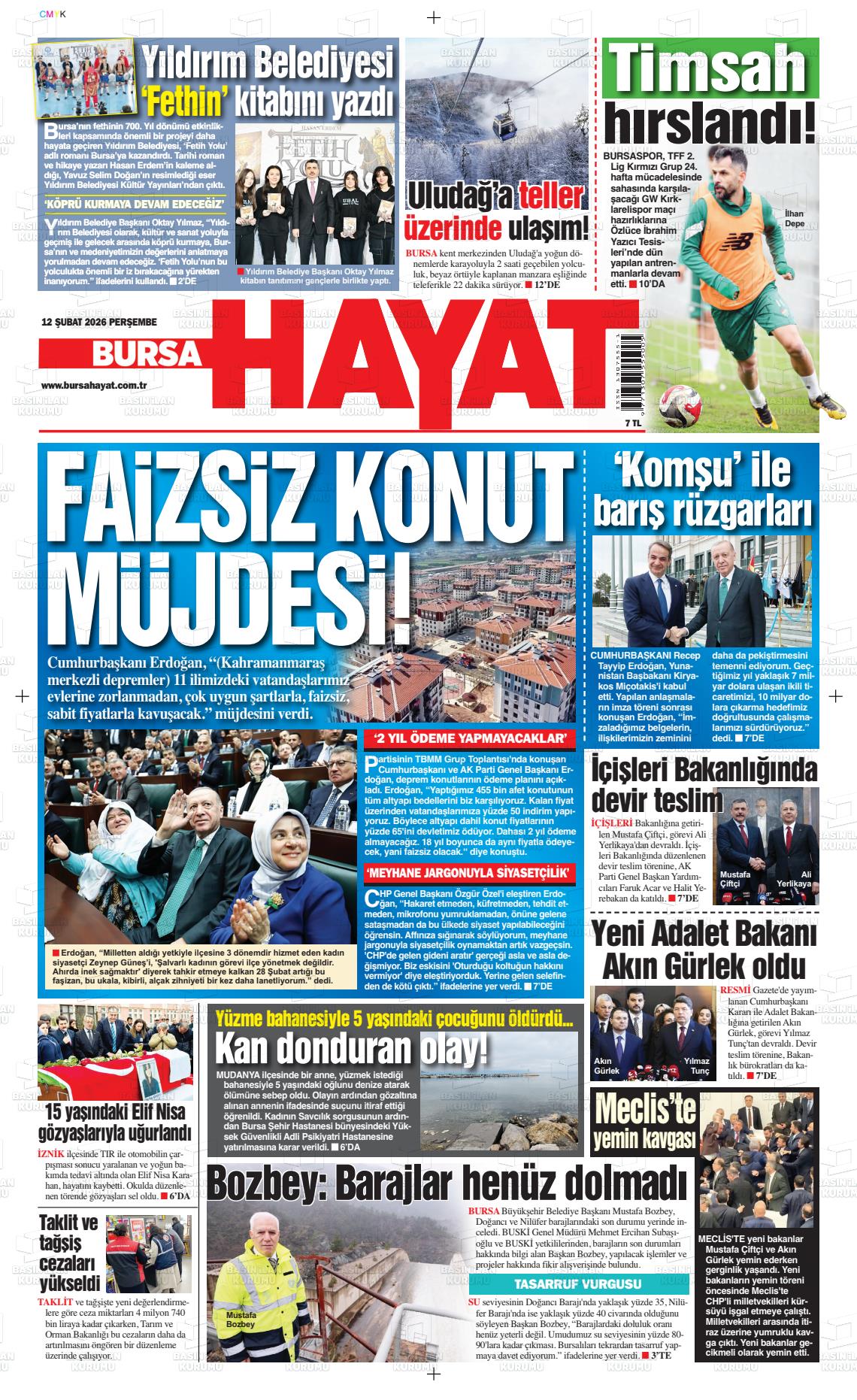 Bursa Hayat 12.02.2026