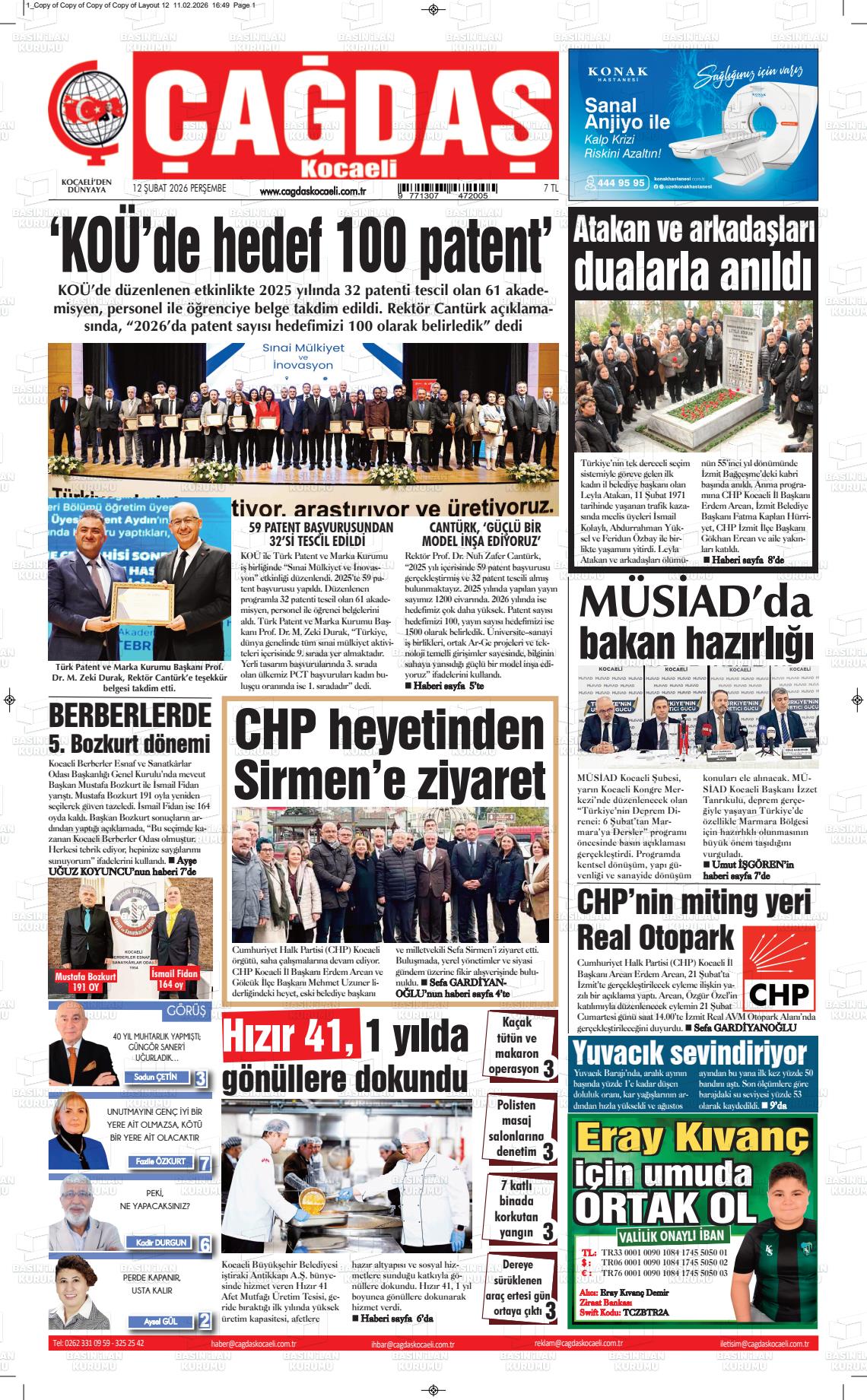 Kocaeli Cagdas 12.02.2026