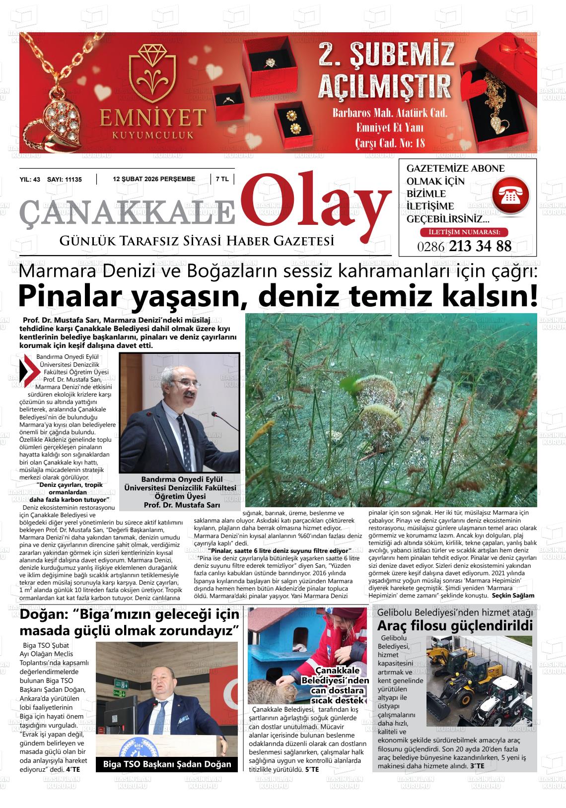 Canakkale Olay 12.02.2026