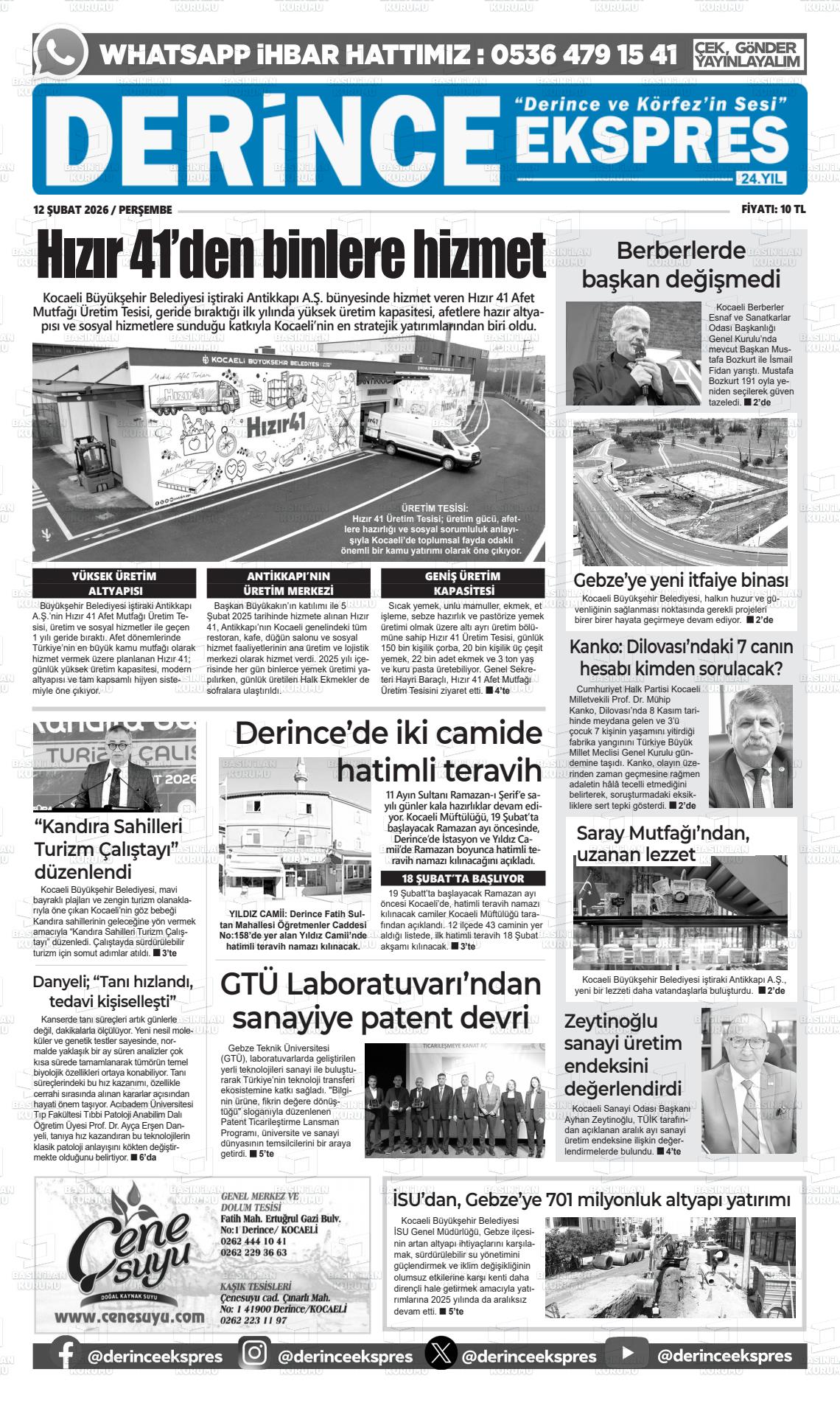 Kocaeli Derinceekspres 12.02.2026