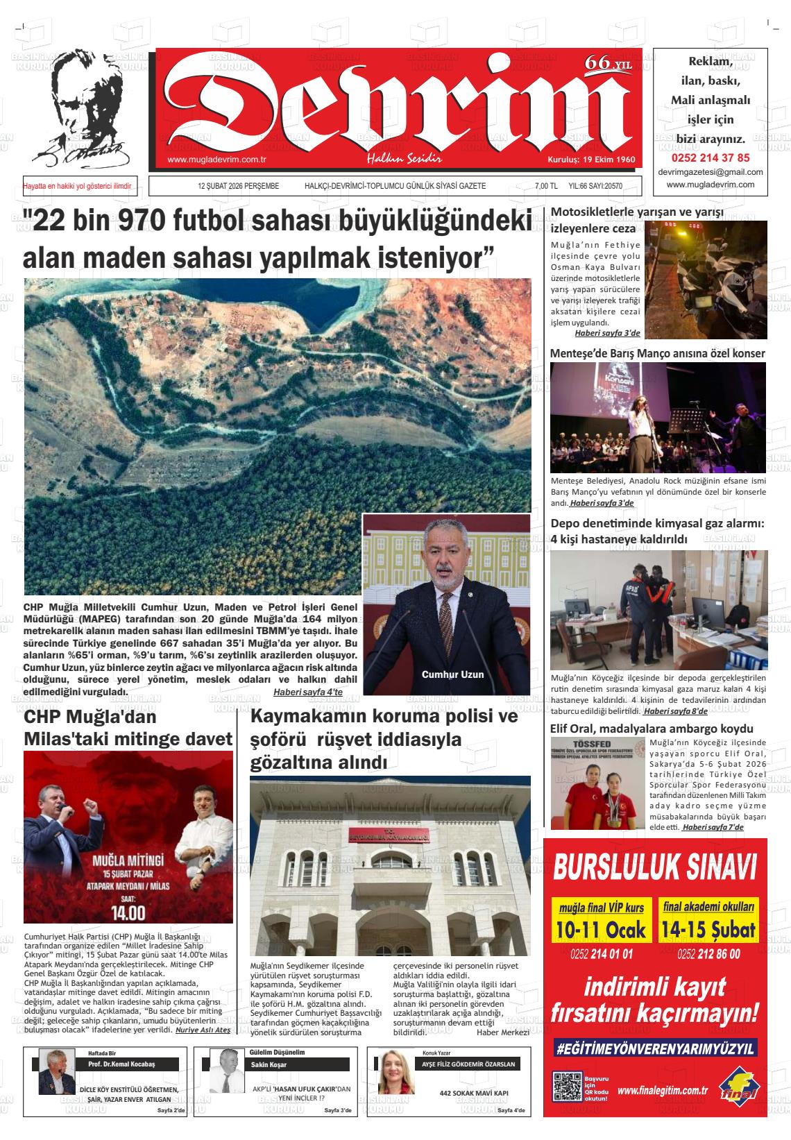 Tekirdag Devrim 12.02.2026