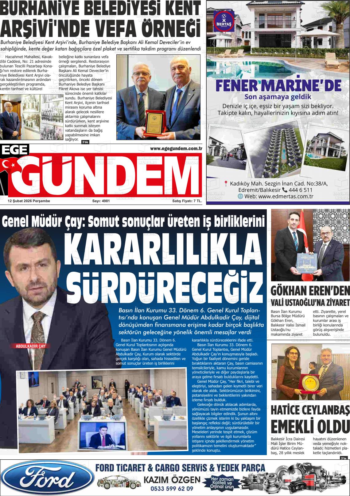 Balikesir Egegundem 12.02.2026