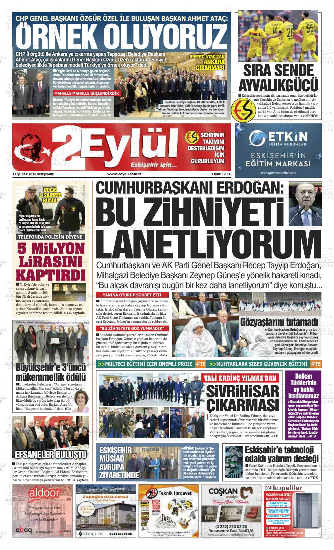 Eskisehir 2 Eylul 12.02.2026