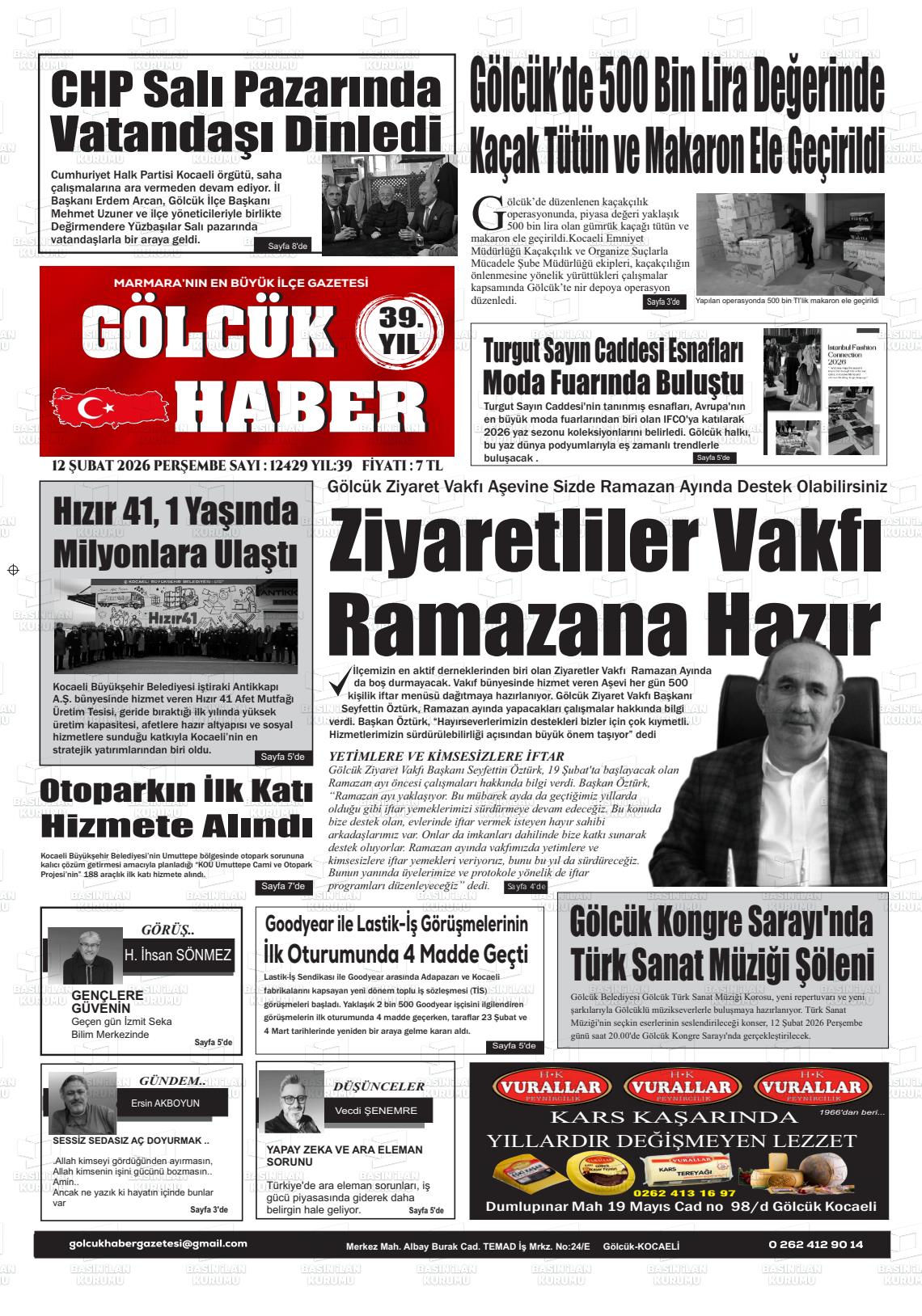 Kocaeli Golcukhaber 12.02.2026