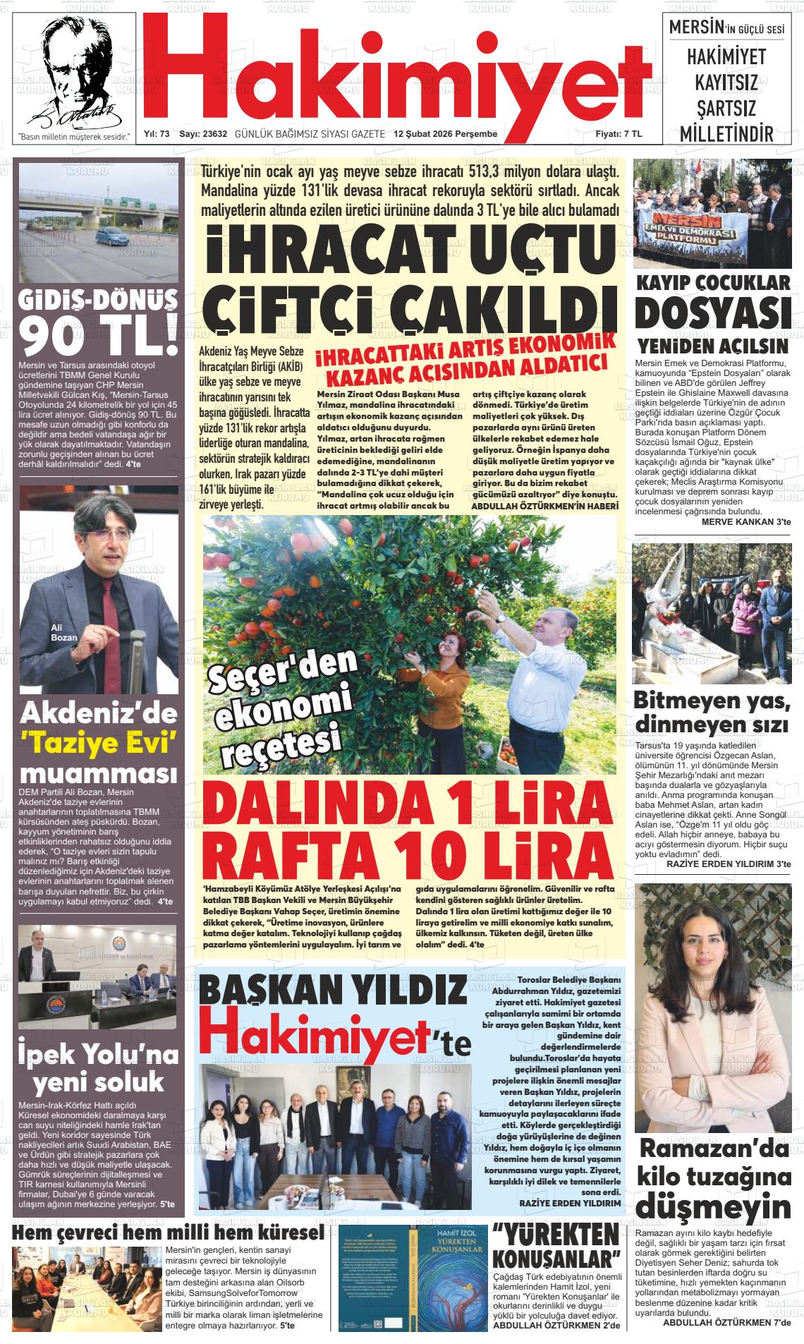 Konya Hakimiyet 12.02.2026