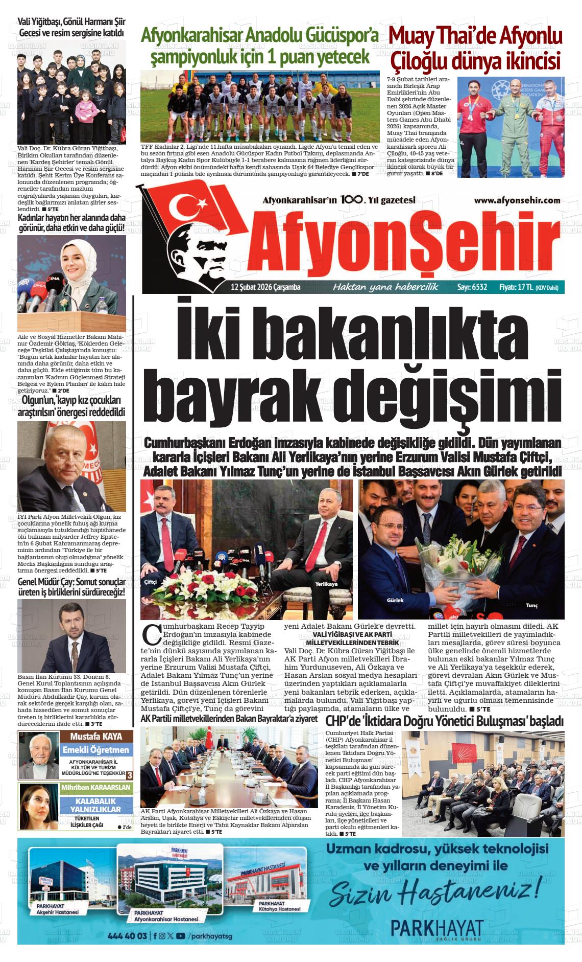 Afyonkarahisar Hisar 12.02.2026