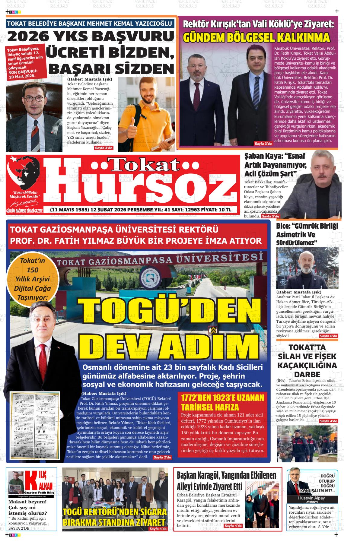 Tokat Hursoz 12.02.2026