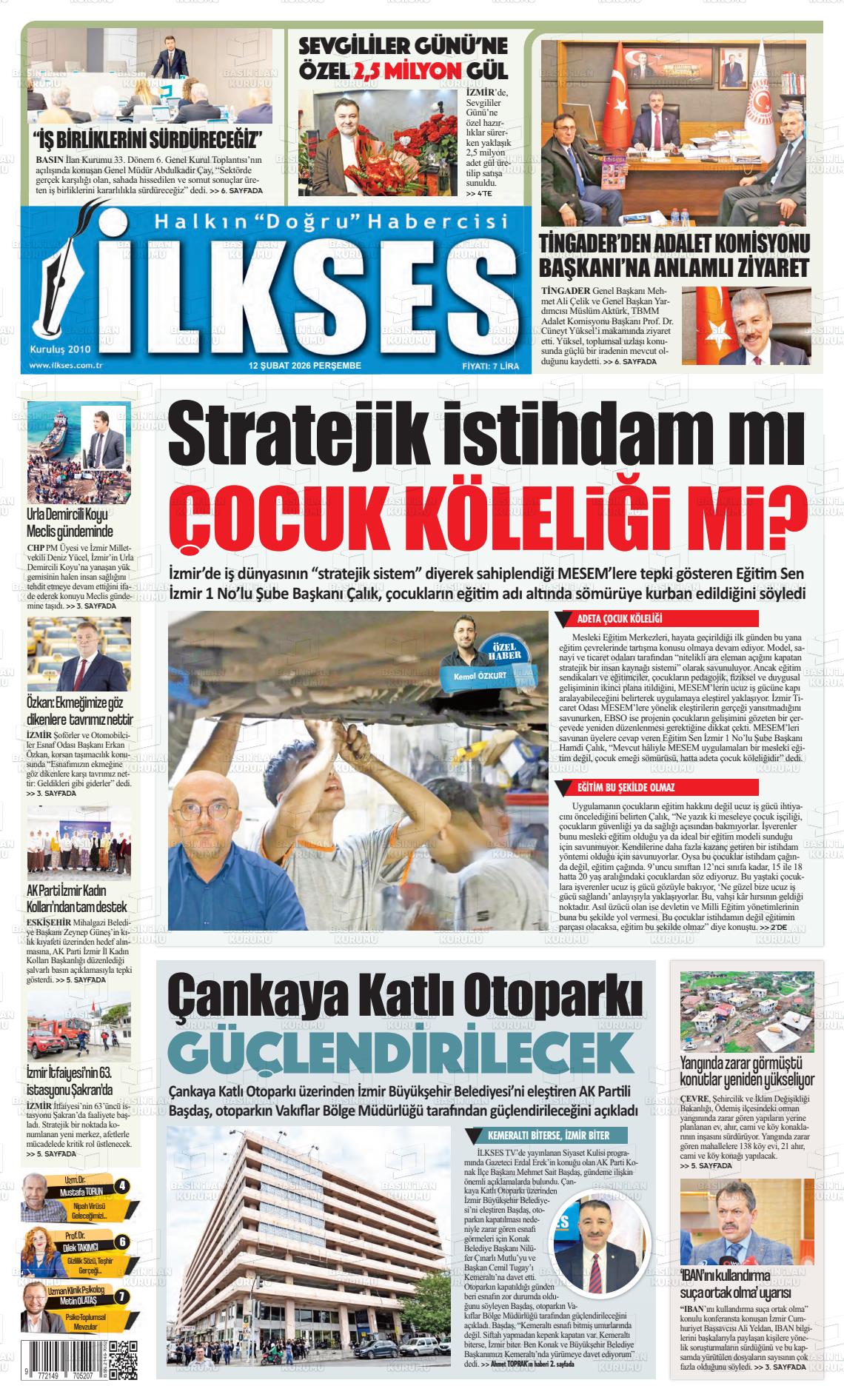 Izmir Ilkses 12.02.2026