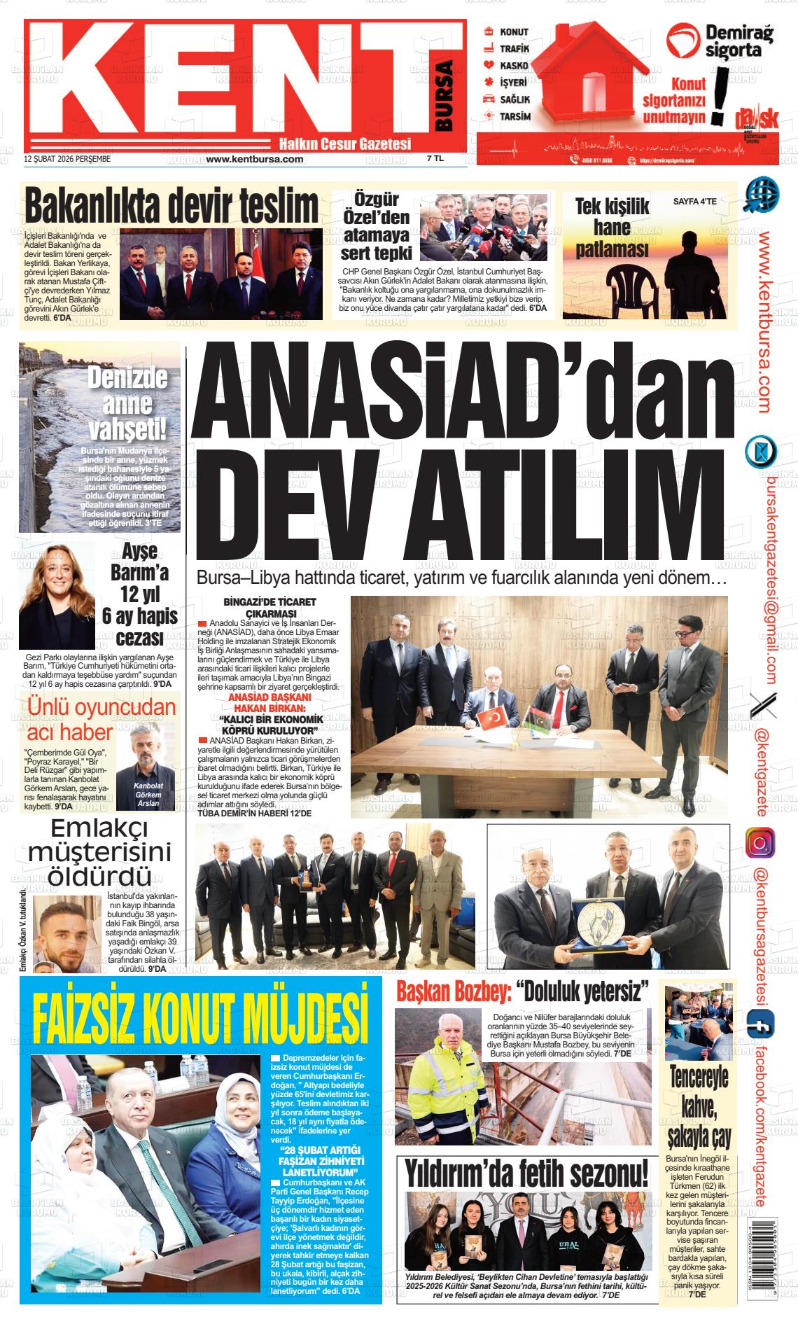 Bursa Kent 12.02.2026