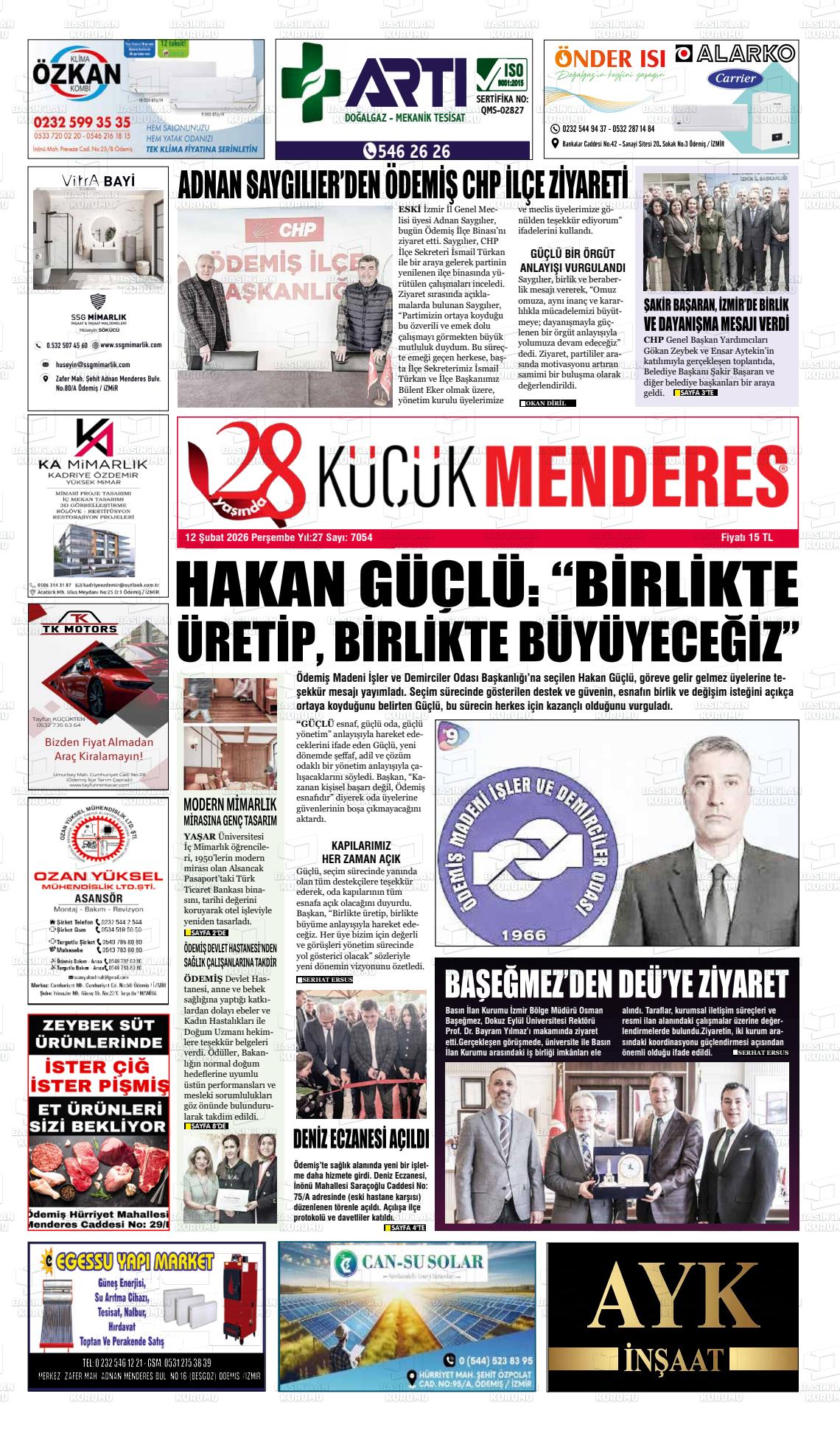Izmir Kucukmenderes 12.02.2026