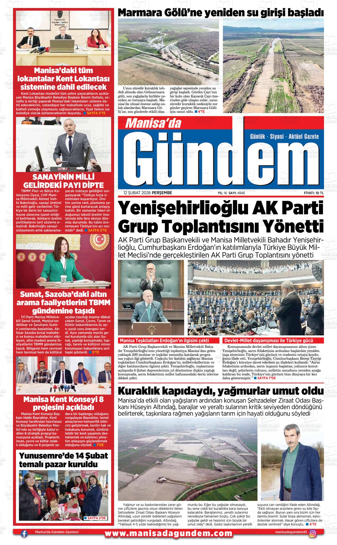 Manisa Dagundem 12.02.2026