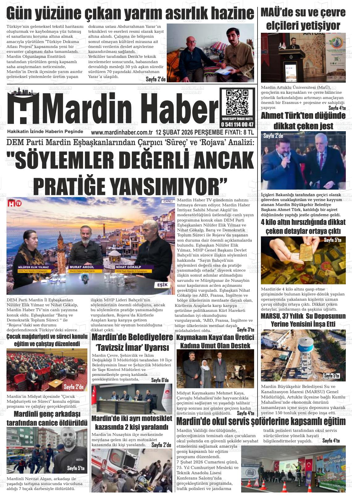 Mardin Haber 12.02.2026