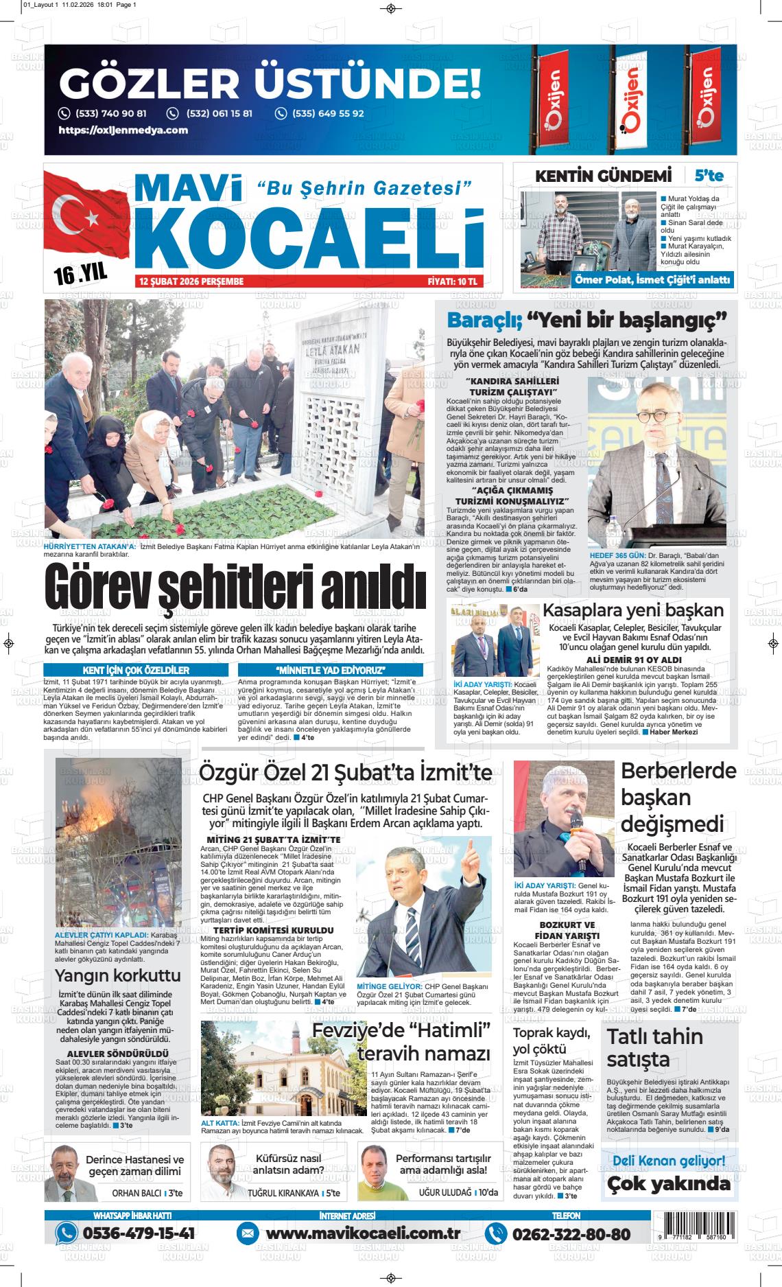Kocaeli Mavi 12.02.2026