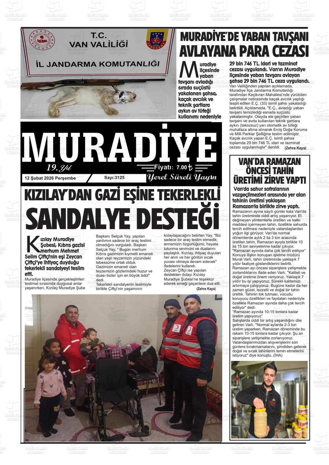 Van Muradiye 12.02.2026