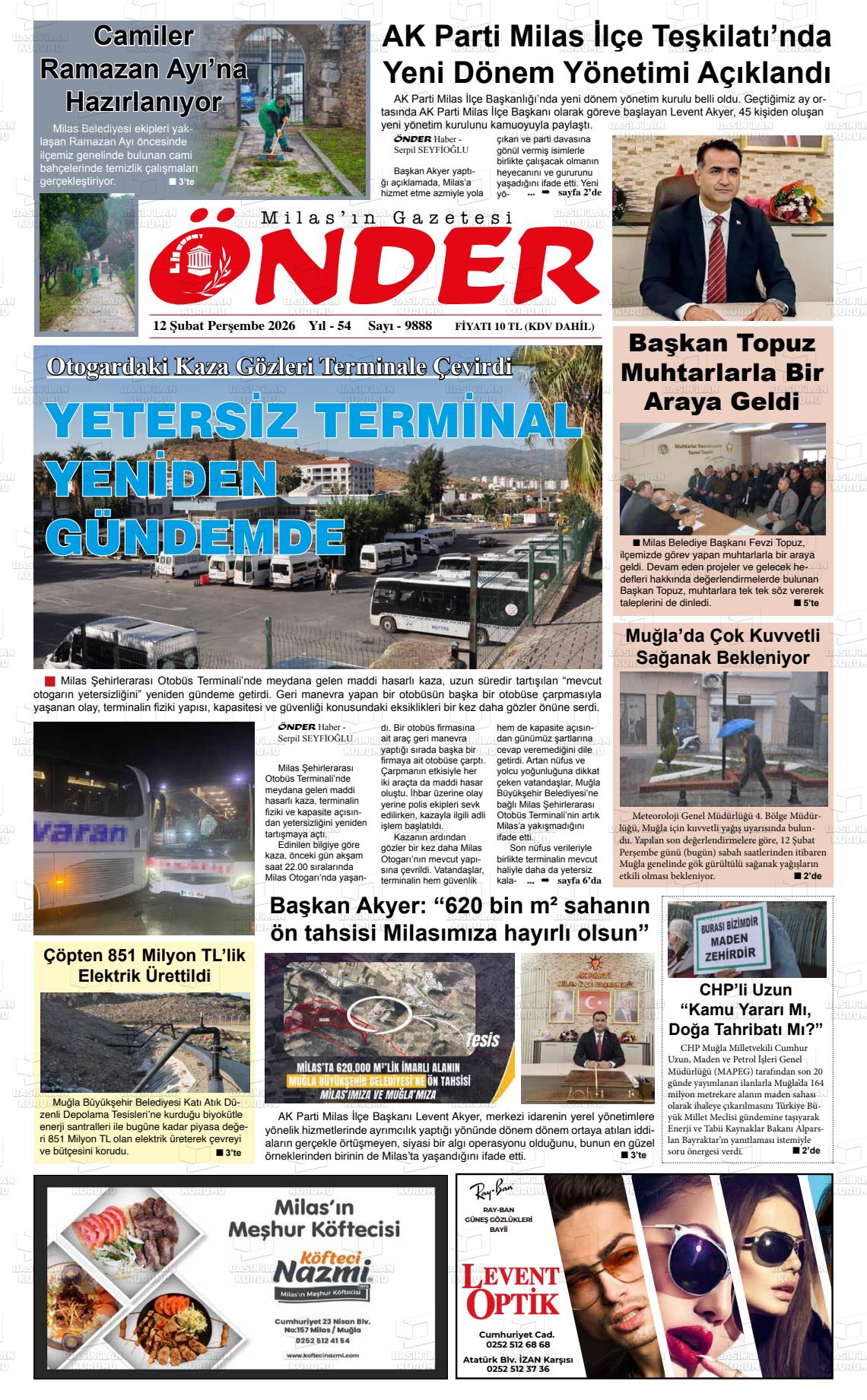 Mugla Onder 12.02.2026