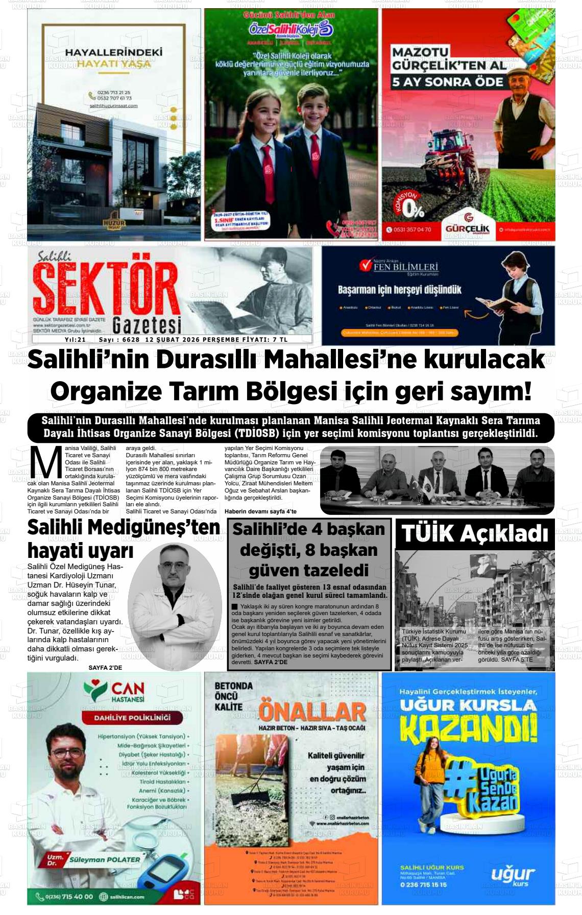 Manisa Salihlisektor 12.02.2026