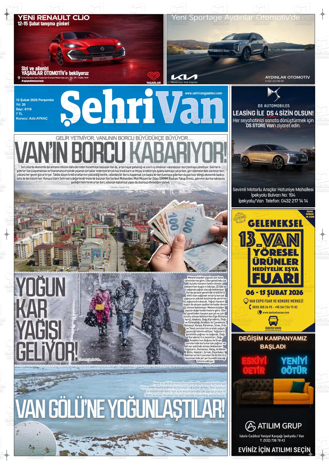 Van Sehri 12.02.2026