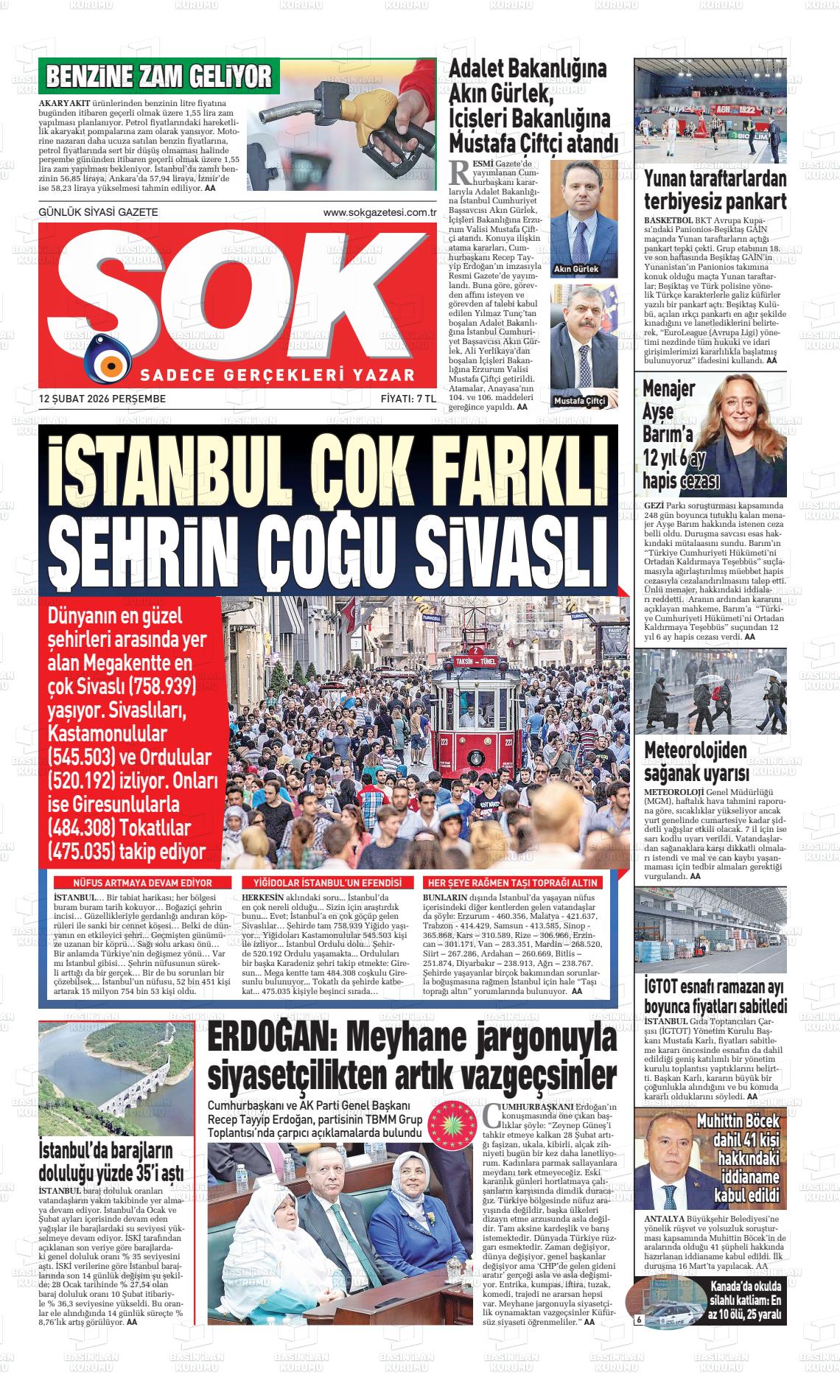 Istanbul Sok 12.02.2026