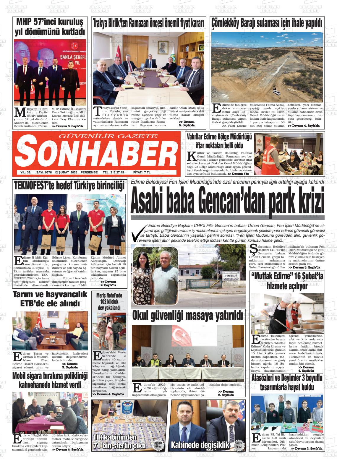 Eskisehir Sonhaber 12.02.2026