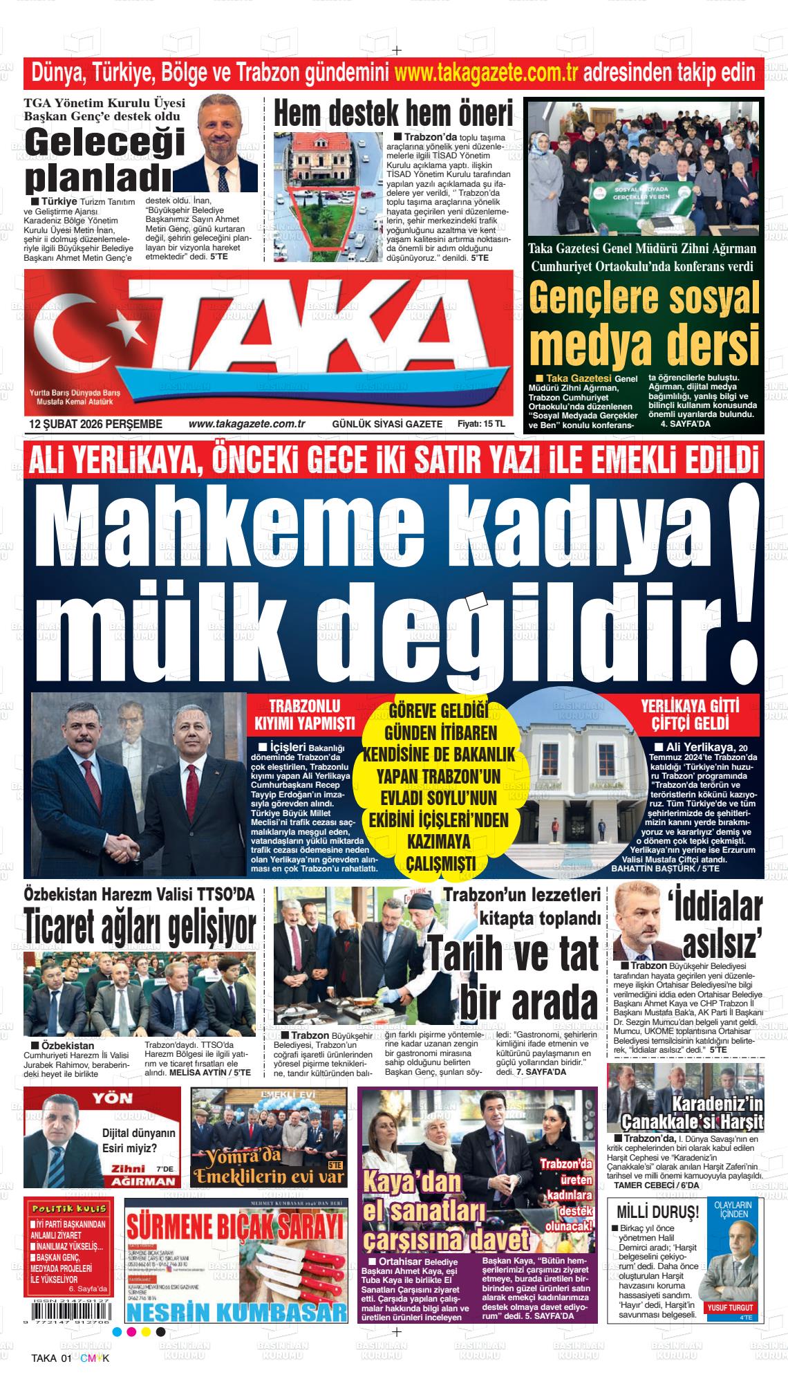 Trabzon Taka 12.02.2026