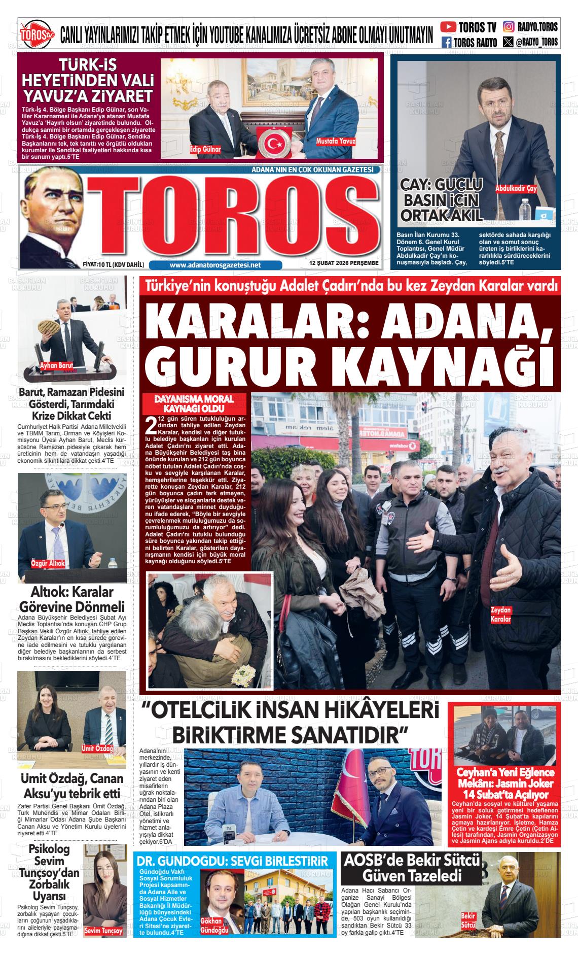 Antalya Toros 12.02.2026