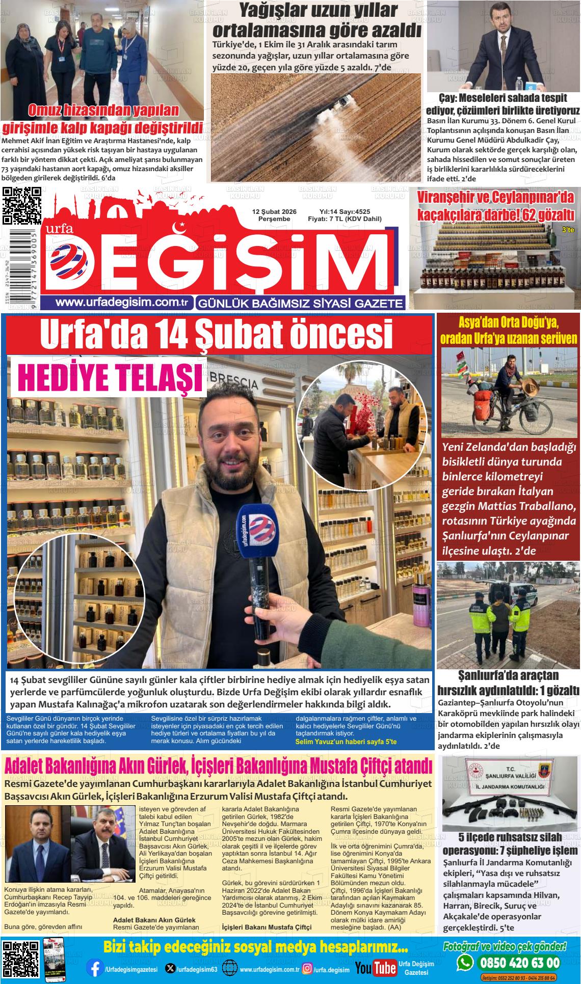 Sanliurfa Urfastar 12.02.2026