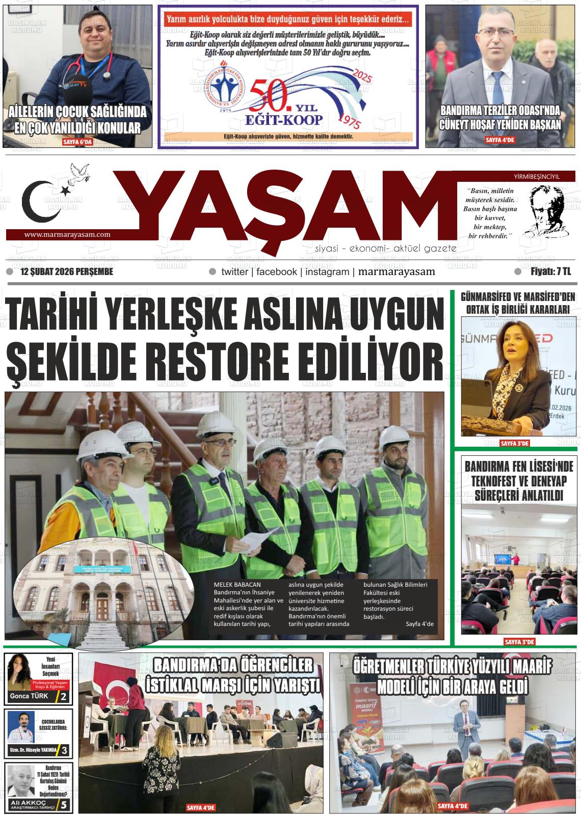 Canakkale Yasam 12.02.2026