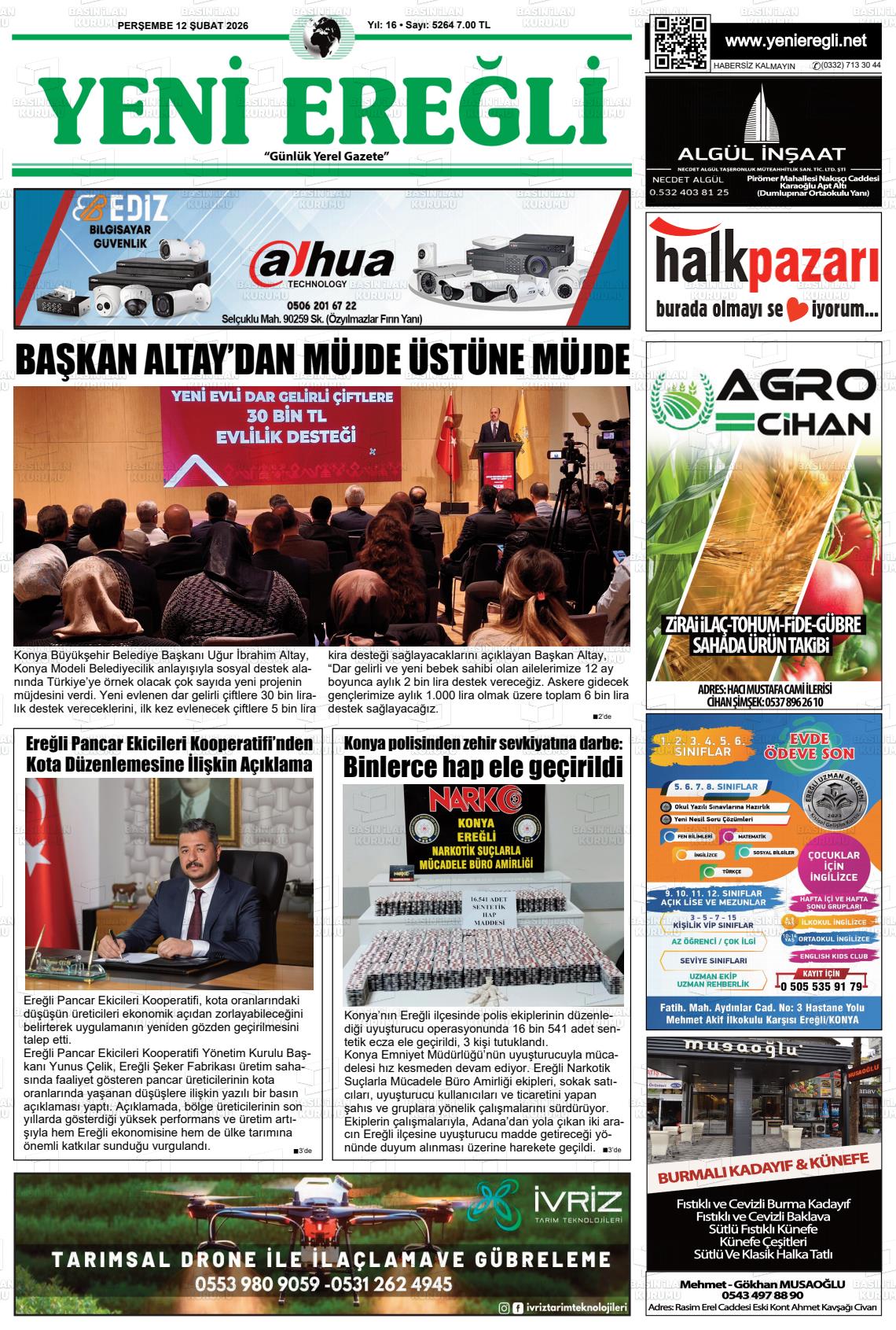 Konya Yenieregli 12.02.2026