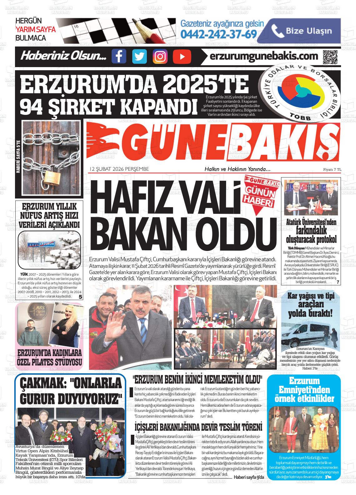 Erzurum Yenikusak 12.02.2026