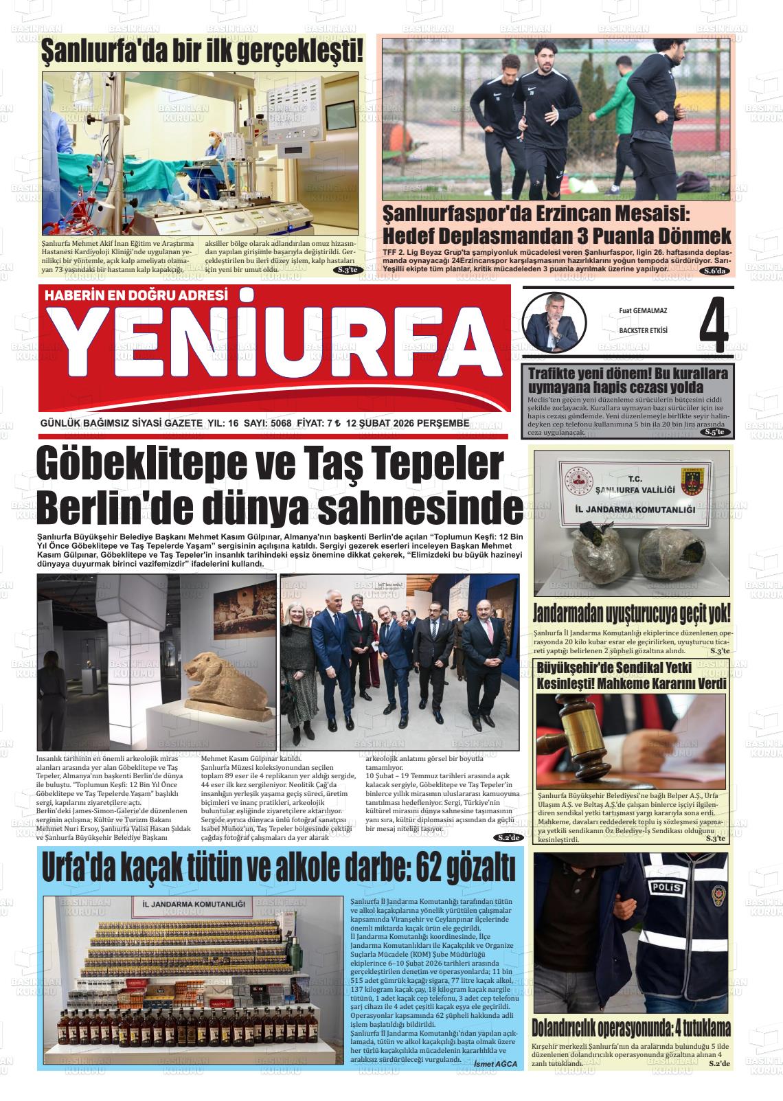 Sanliurfa Yeniurfa 12.02.2026