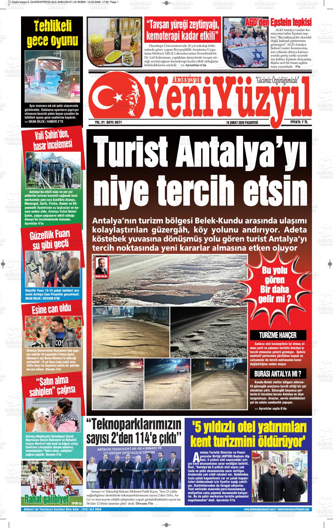 Antalya Akdenizdeyeniyuzyil 16.02.2026