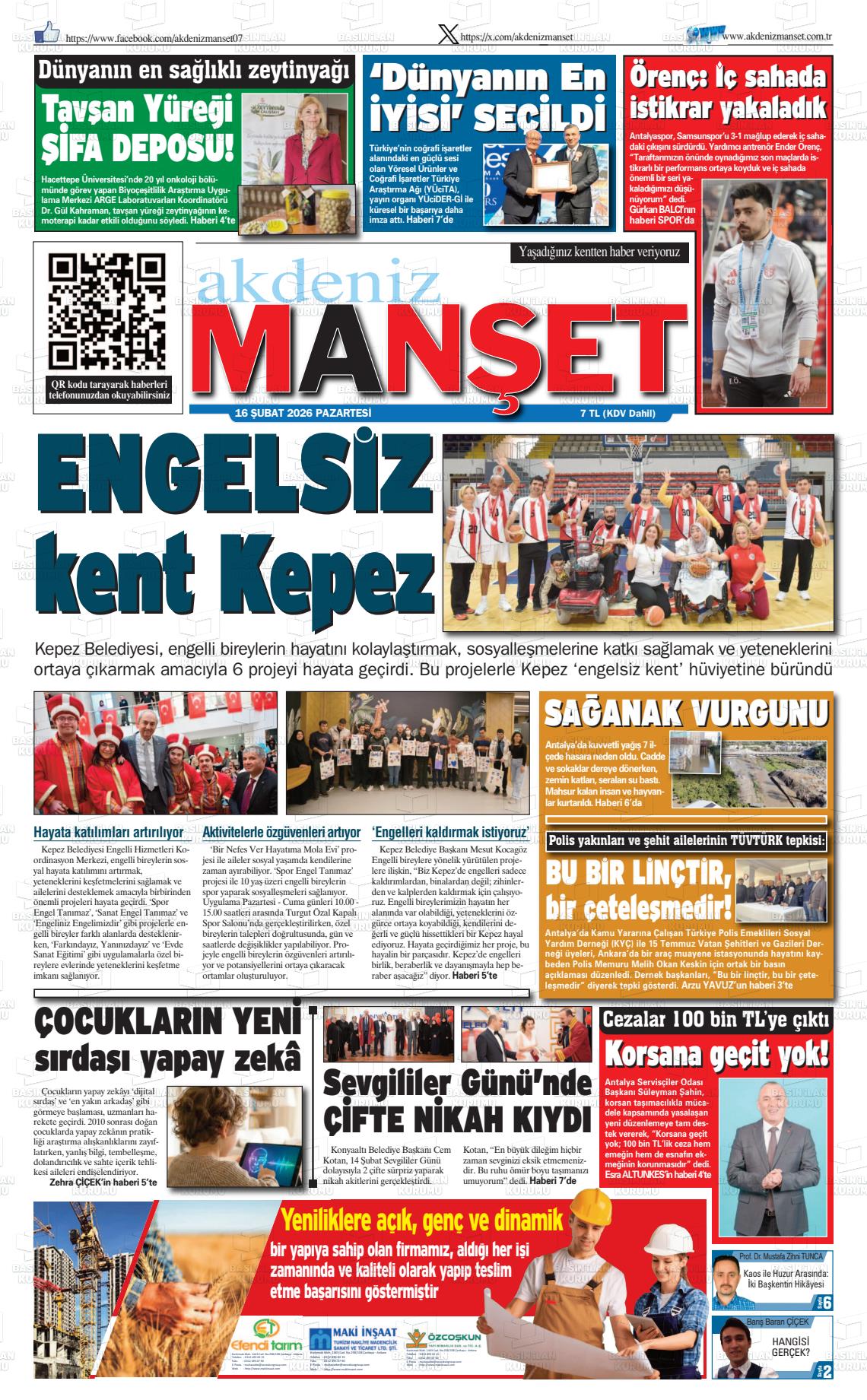 Antalya Akdenizmanset 16.02.2026
