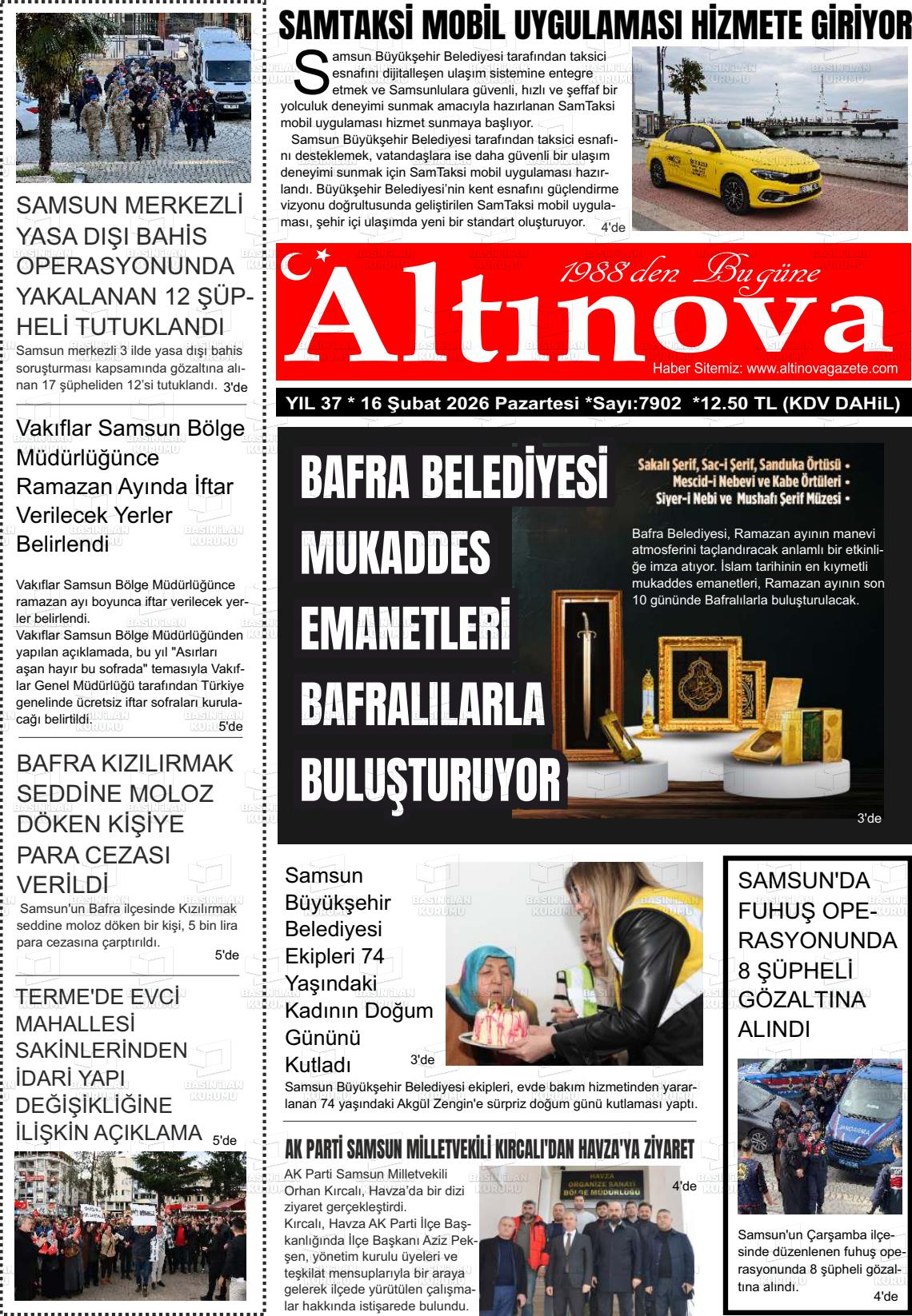 Samsun Altinova 16.02.2026
