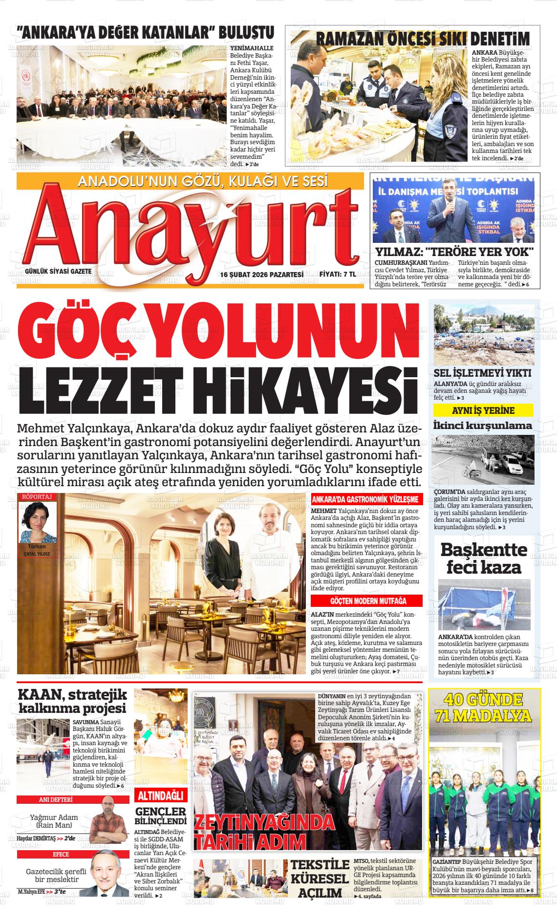 Ankara Anayurt 16.02.2026