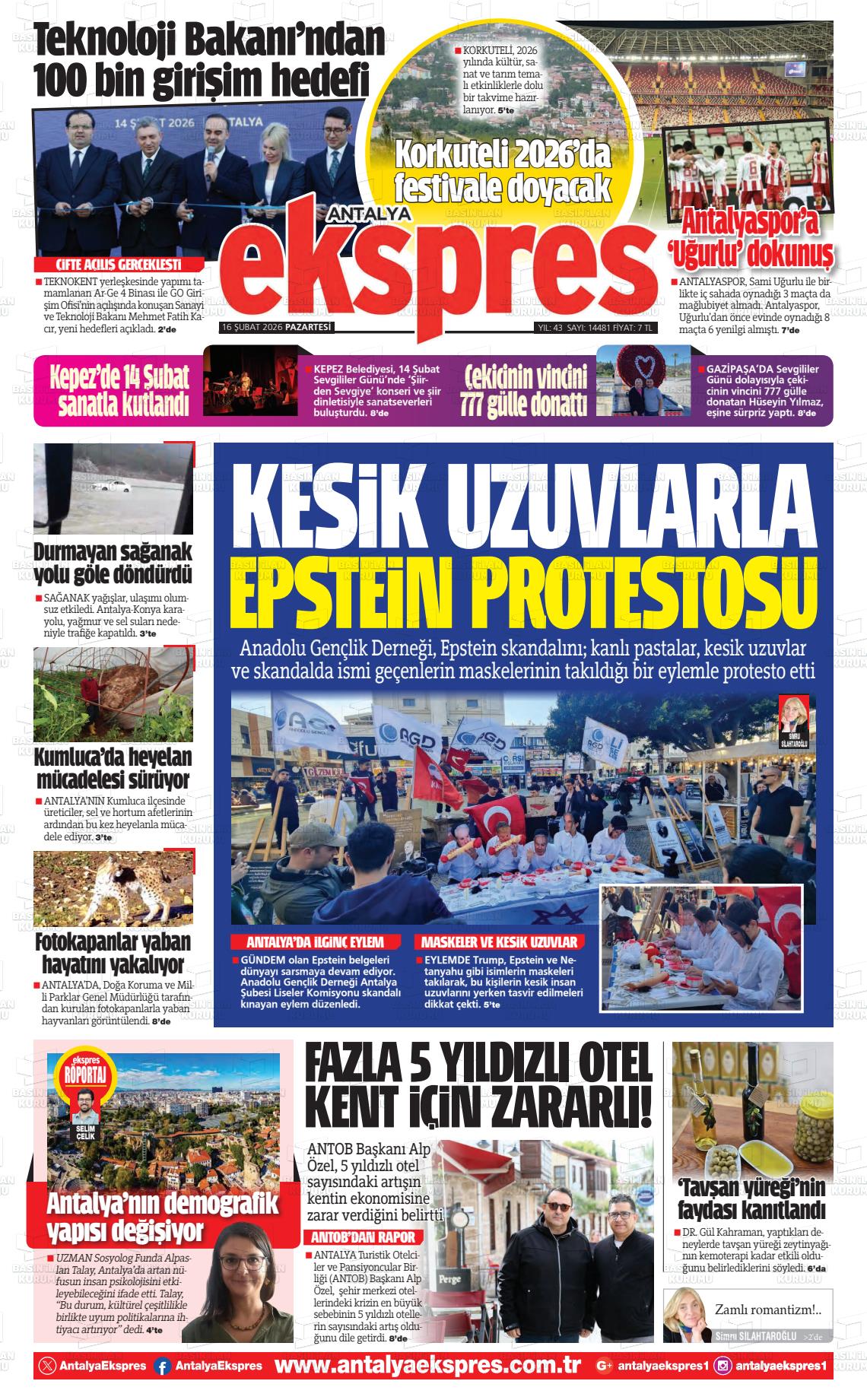 Antalya Ekspres 16.02.2026