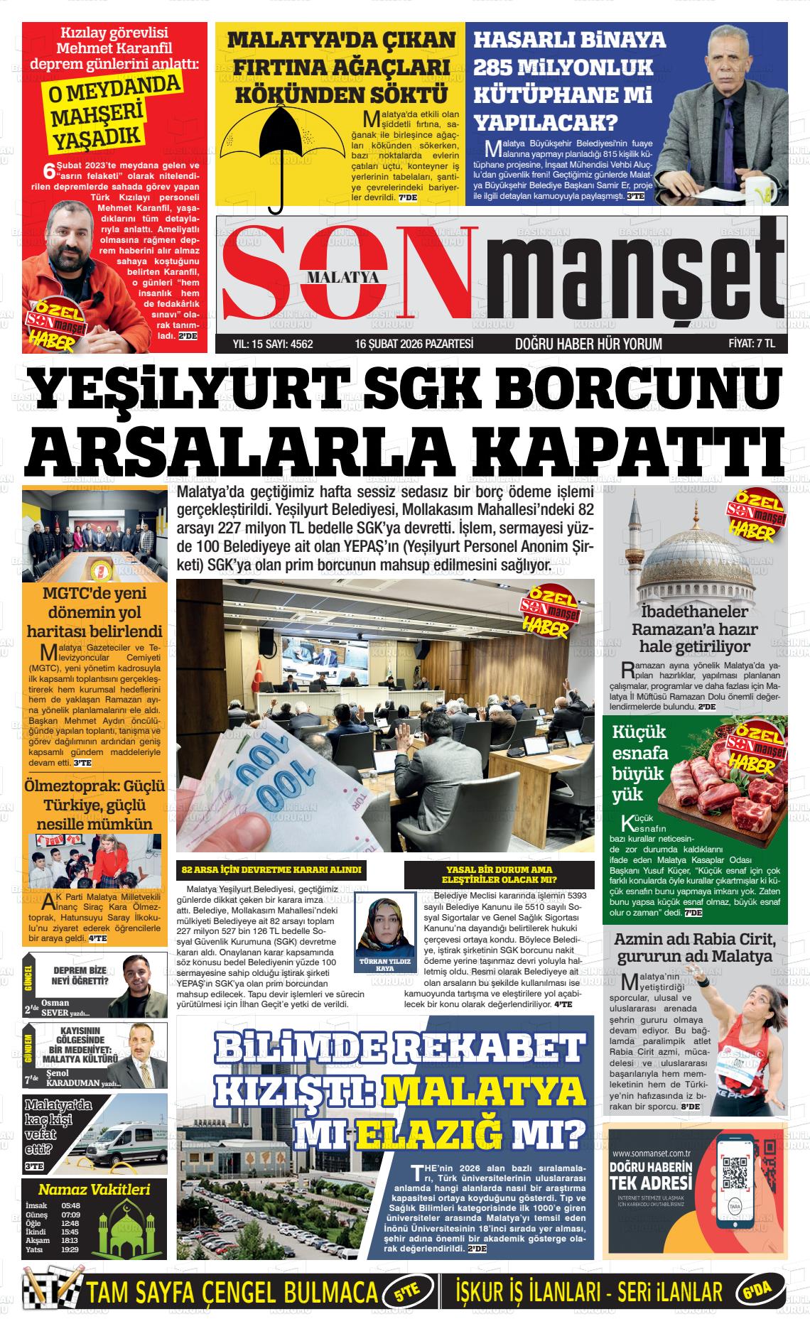 Malatya Busabah 16.02.2026