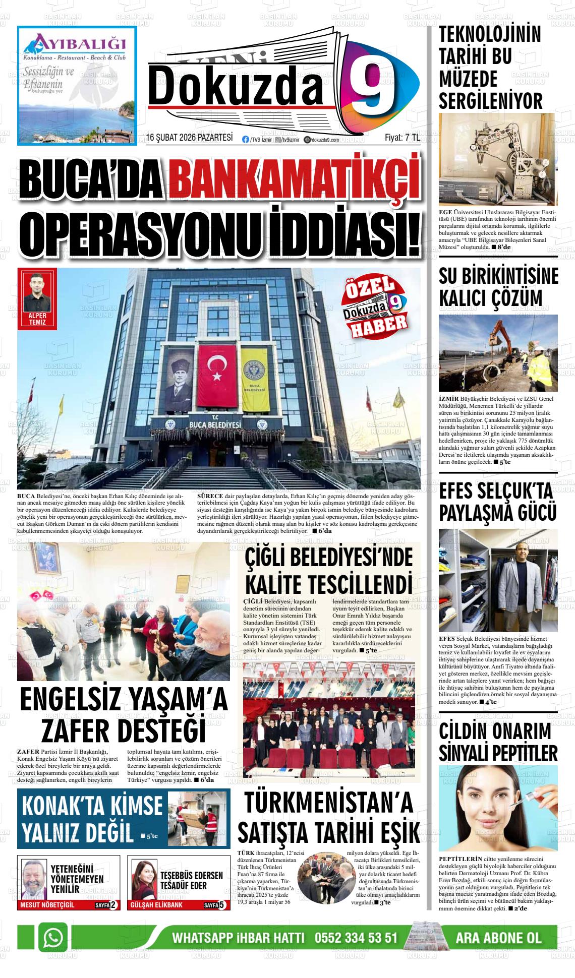 Izmir Buyuktorbali 16.02.2026