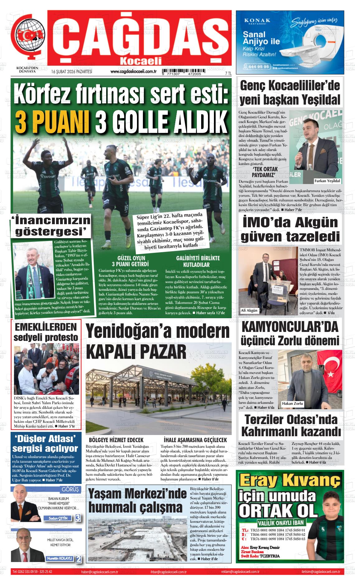 Kocaeli Cagdas 16.02.2026